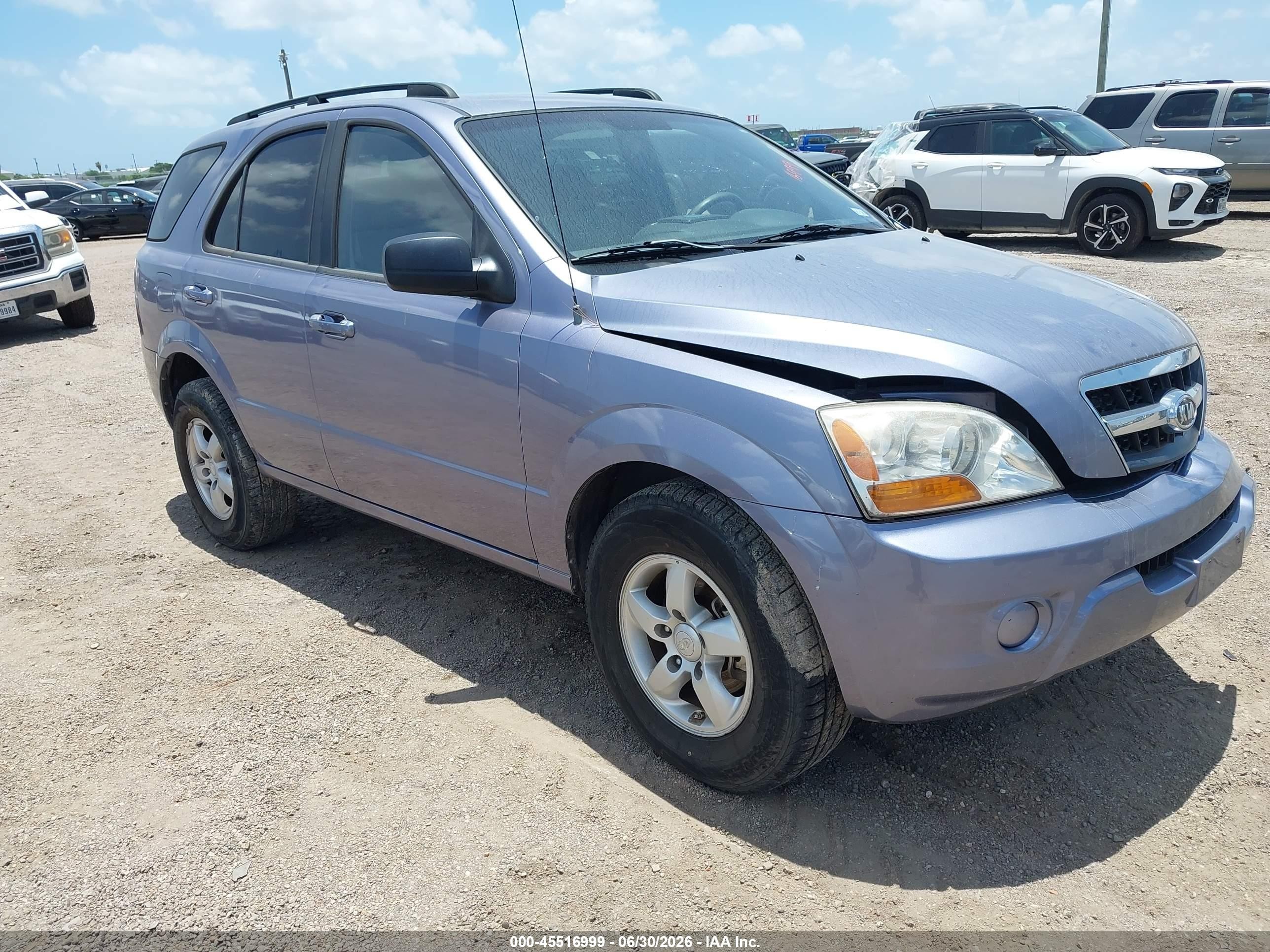 2009 Kia Sorento Lx Blue vin: KNDJD735695891615
