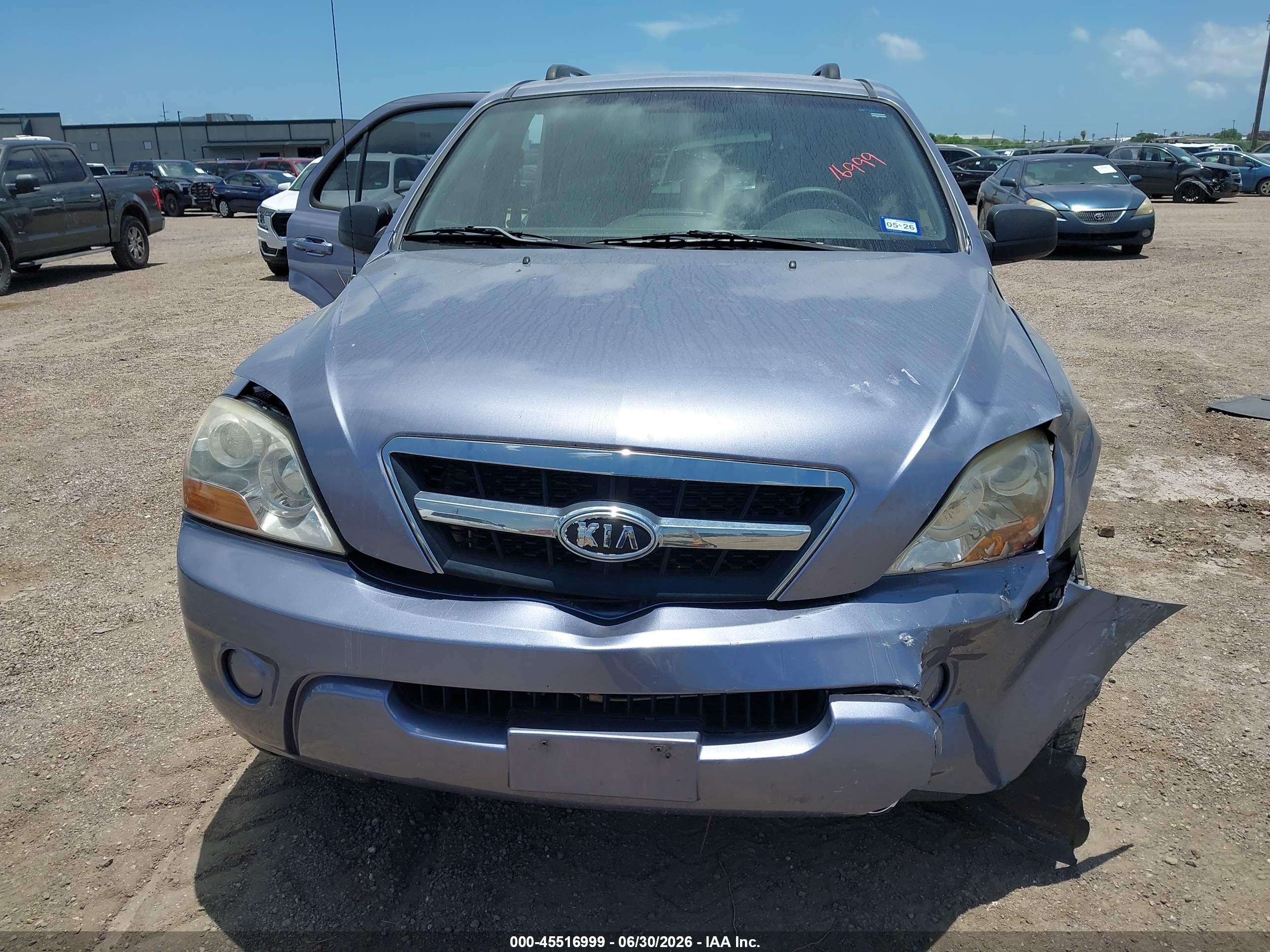 2009 Kia Sorento Lx Blue vin: KNDJD735695891615