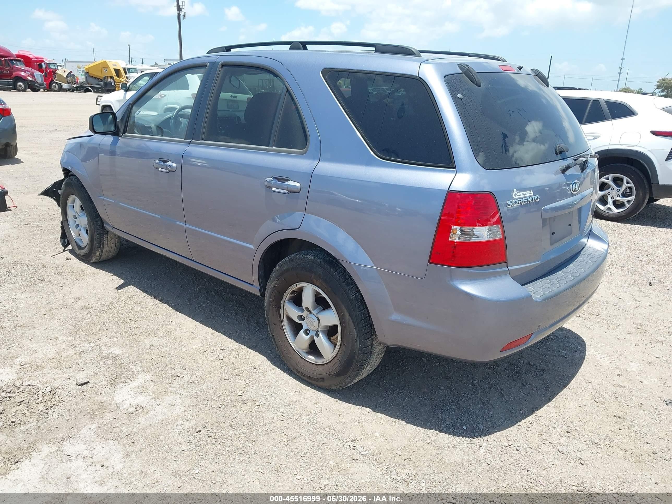 2009 Kia Sorento Lx Blue vin: KNDJD735695891615