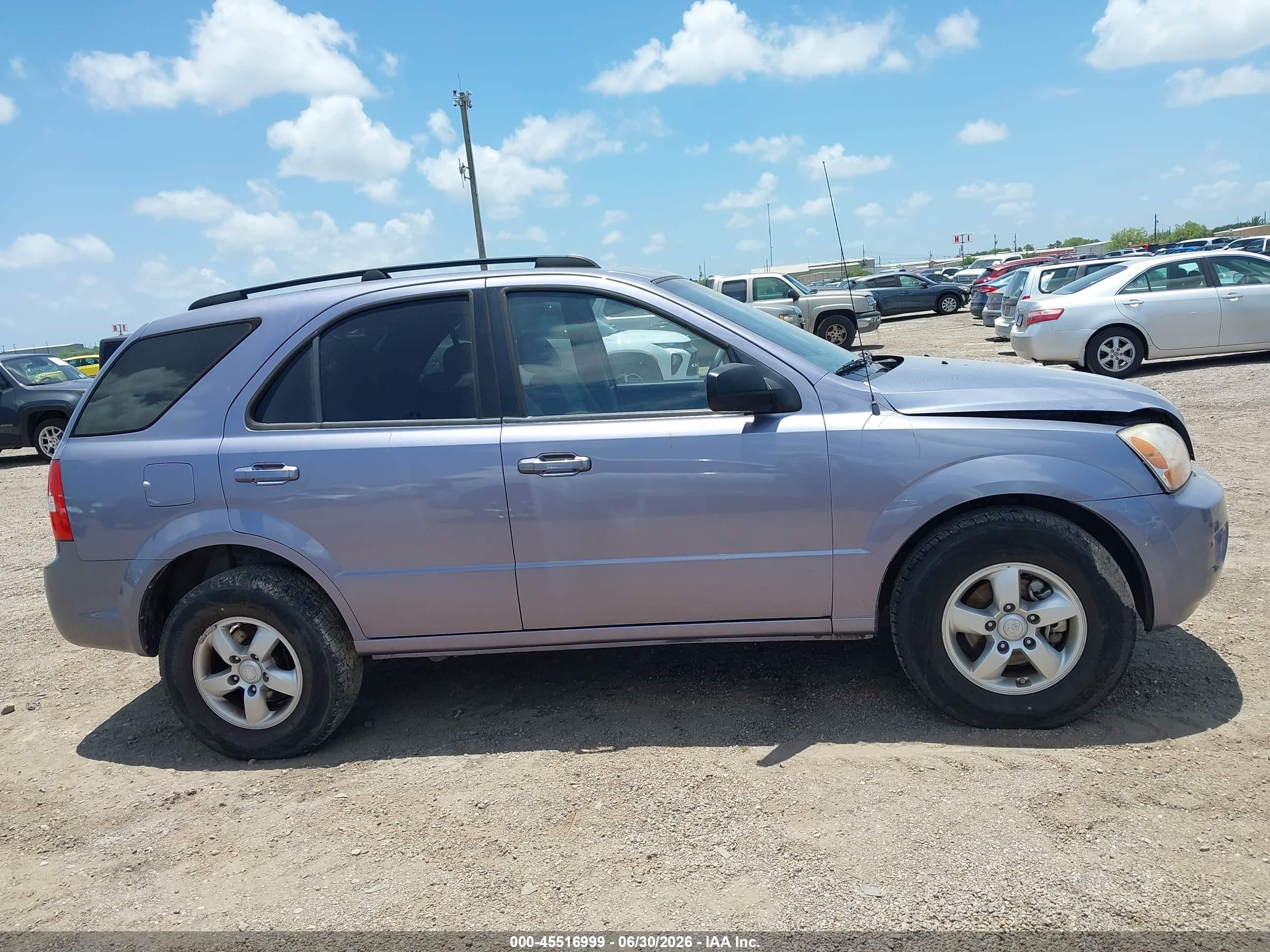 2009 Kia Sorento Lx Blue vin: KNDJD735695891615