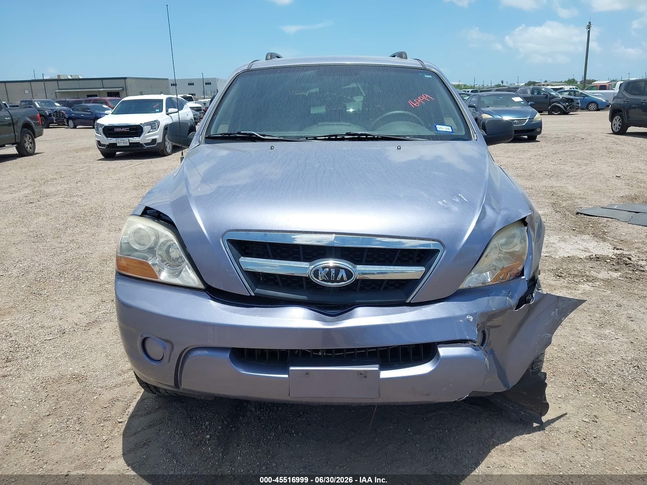 2009 Kia Sorento Lx Blue vin: KNDJD735695891615