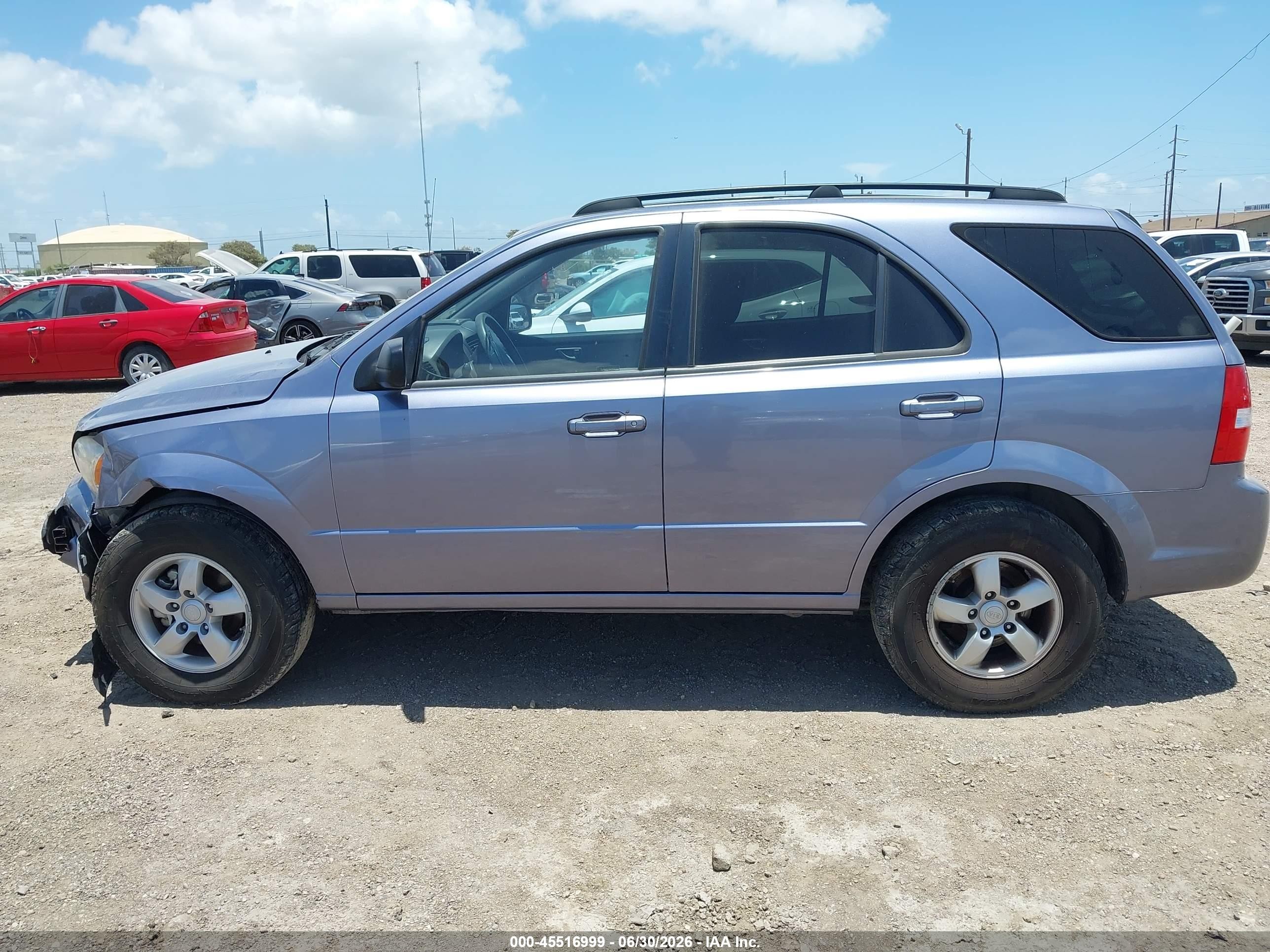 2009 Kia Sorento Lx Blue vin: KNDJD735695891615