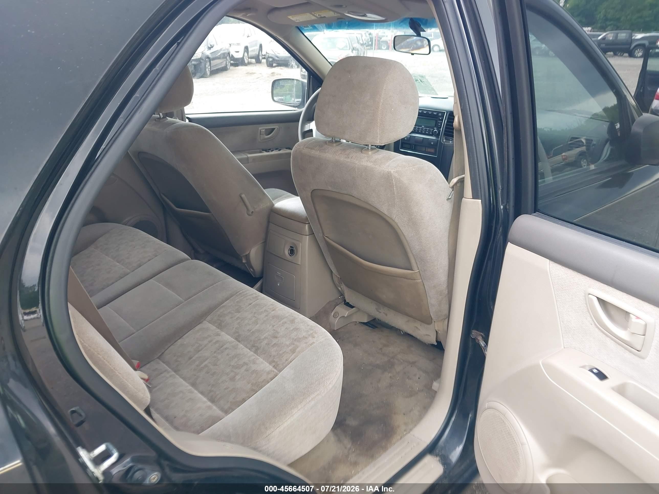 2008 Kia Sorento Lx Black vin: KNDJD735785765486