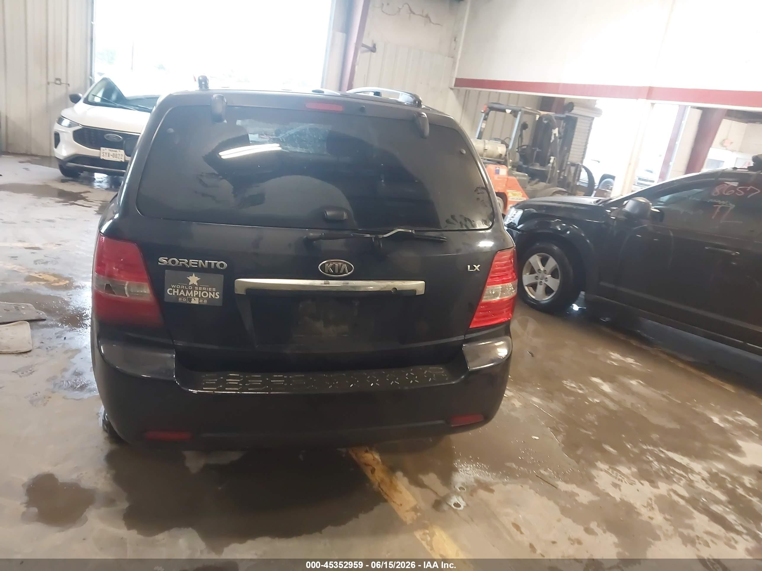 2008 Kia Sorento Lx Blue vin: KNDJD735785857245
