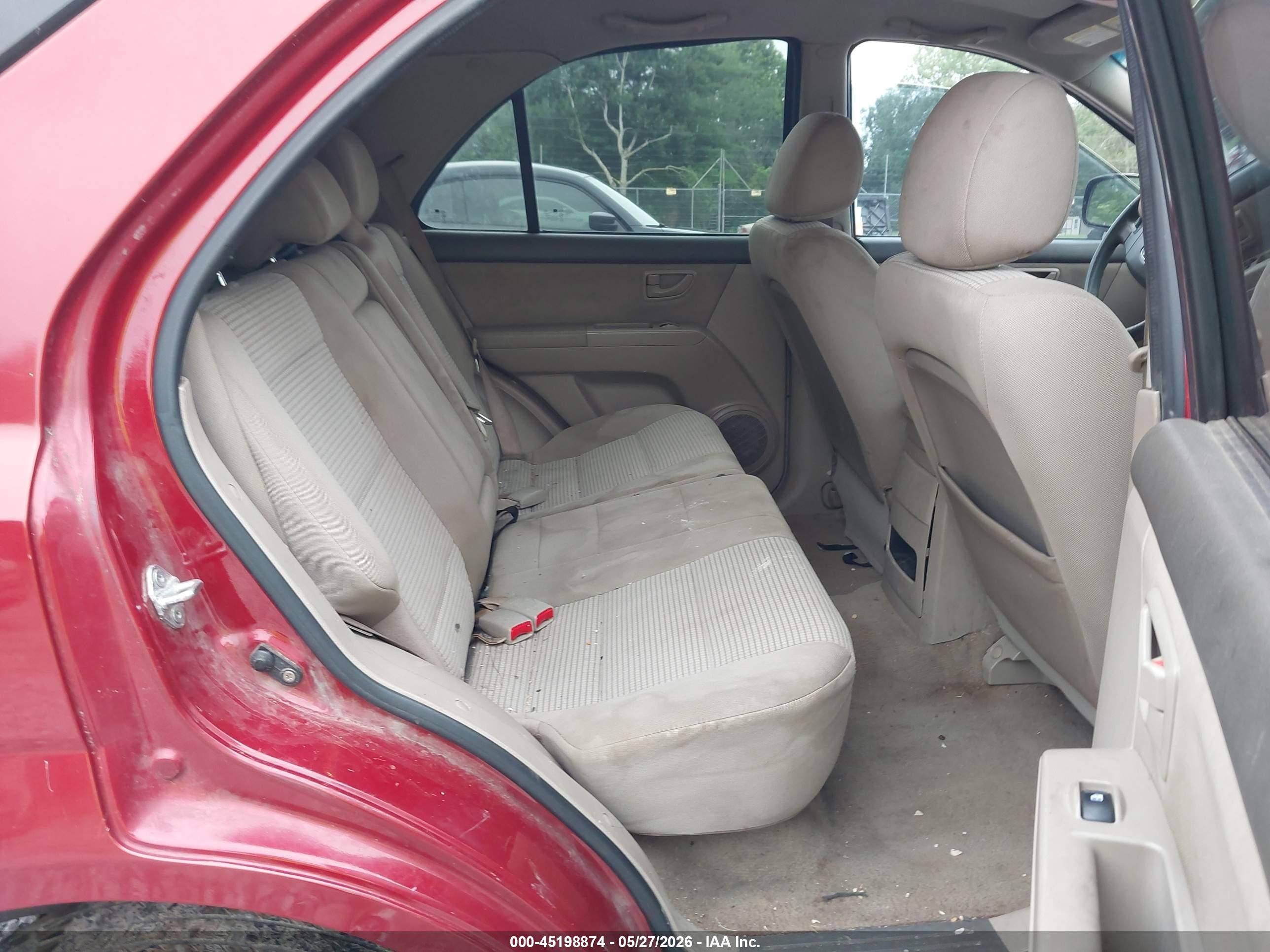 2009 Kia Sorento Lx Красный vin: KNDJD735795890960