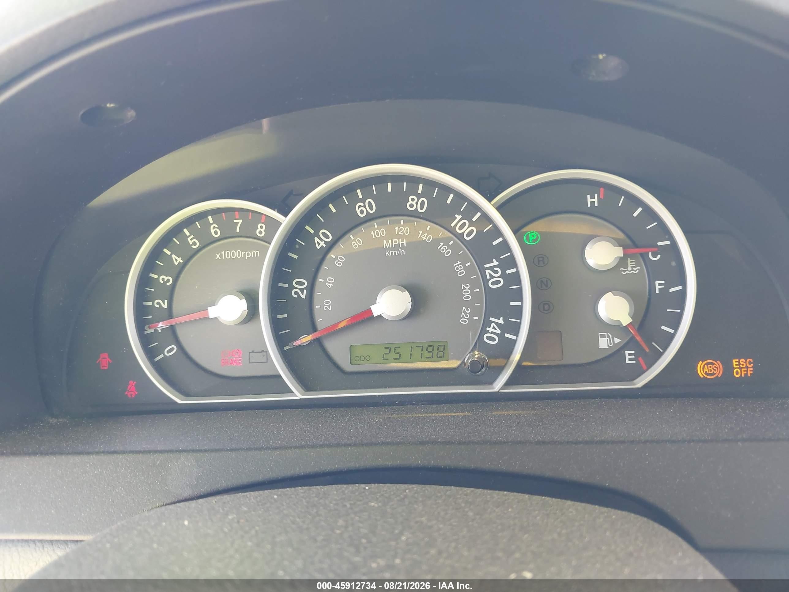 2008 Kia Sorento Lx Black vin: KNDJD735885791305