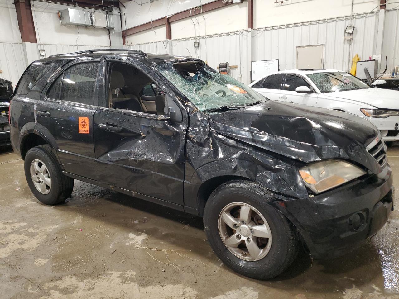 2008 Kia Sorento Base Black vin: KNDJD735985808371