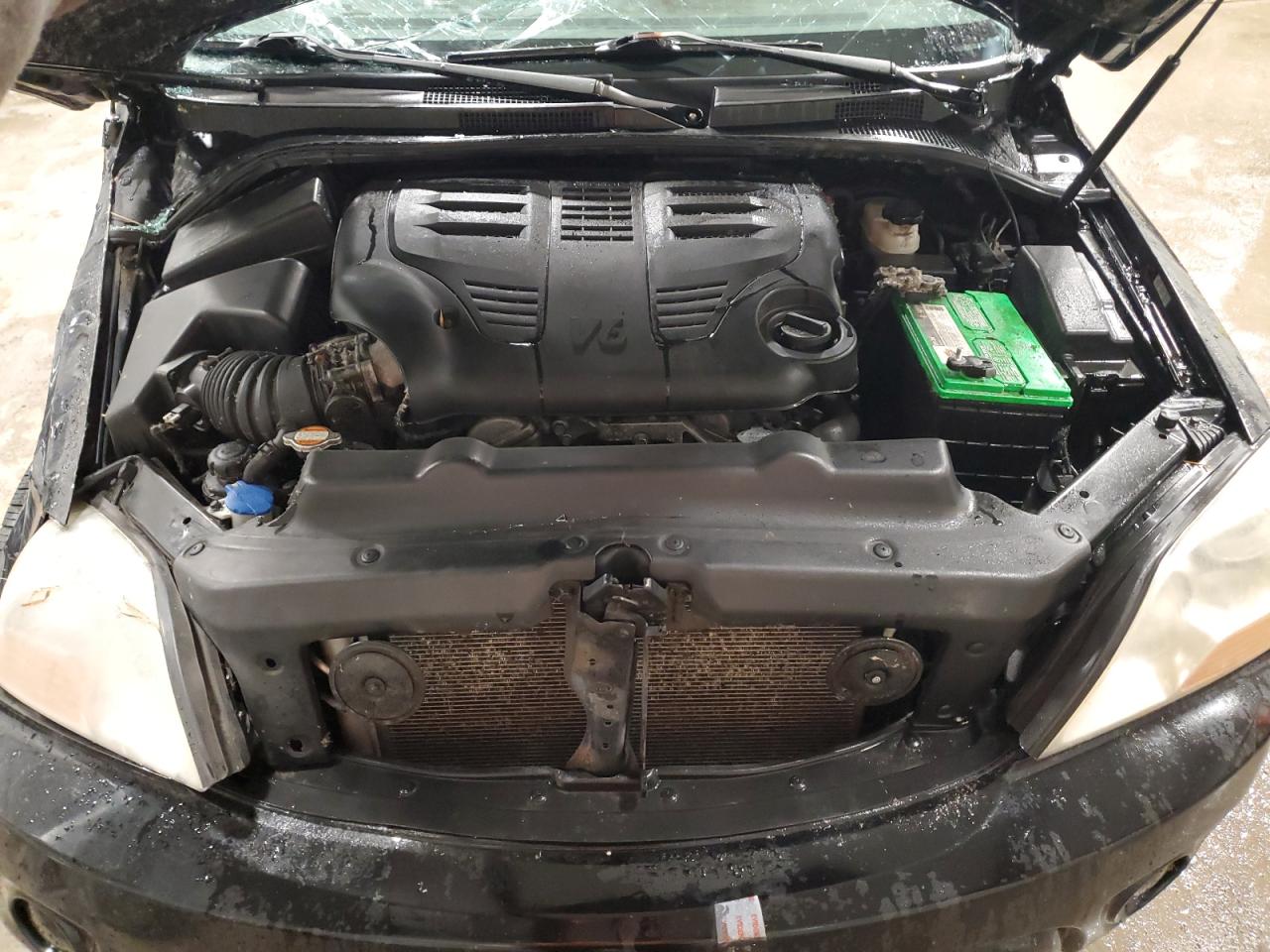 2008 Kia Sorento Base Black vin: KNDJD735985808371