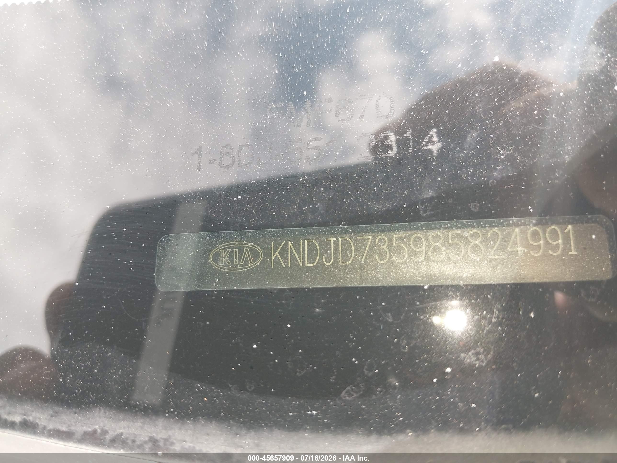 2008 Kia Sorento Lx Черный vin: KNDJD735985824991