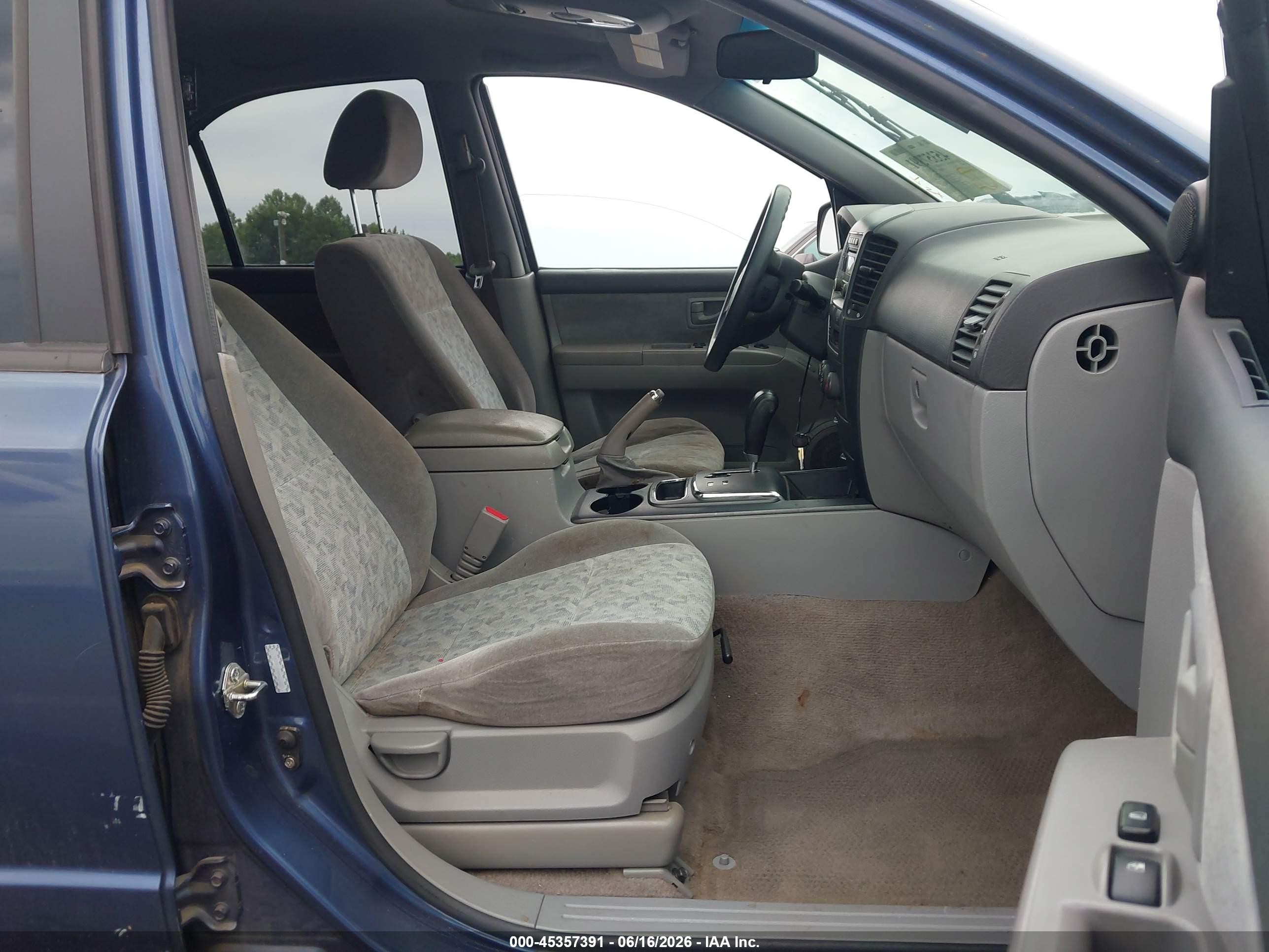 2008 Kia Sorento Lx Blue vin: KNDJD735X85777521