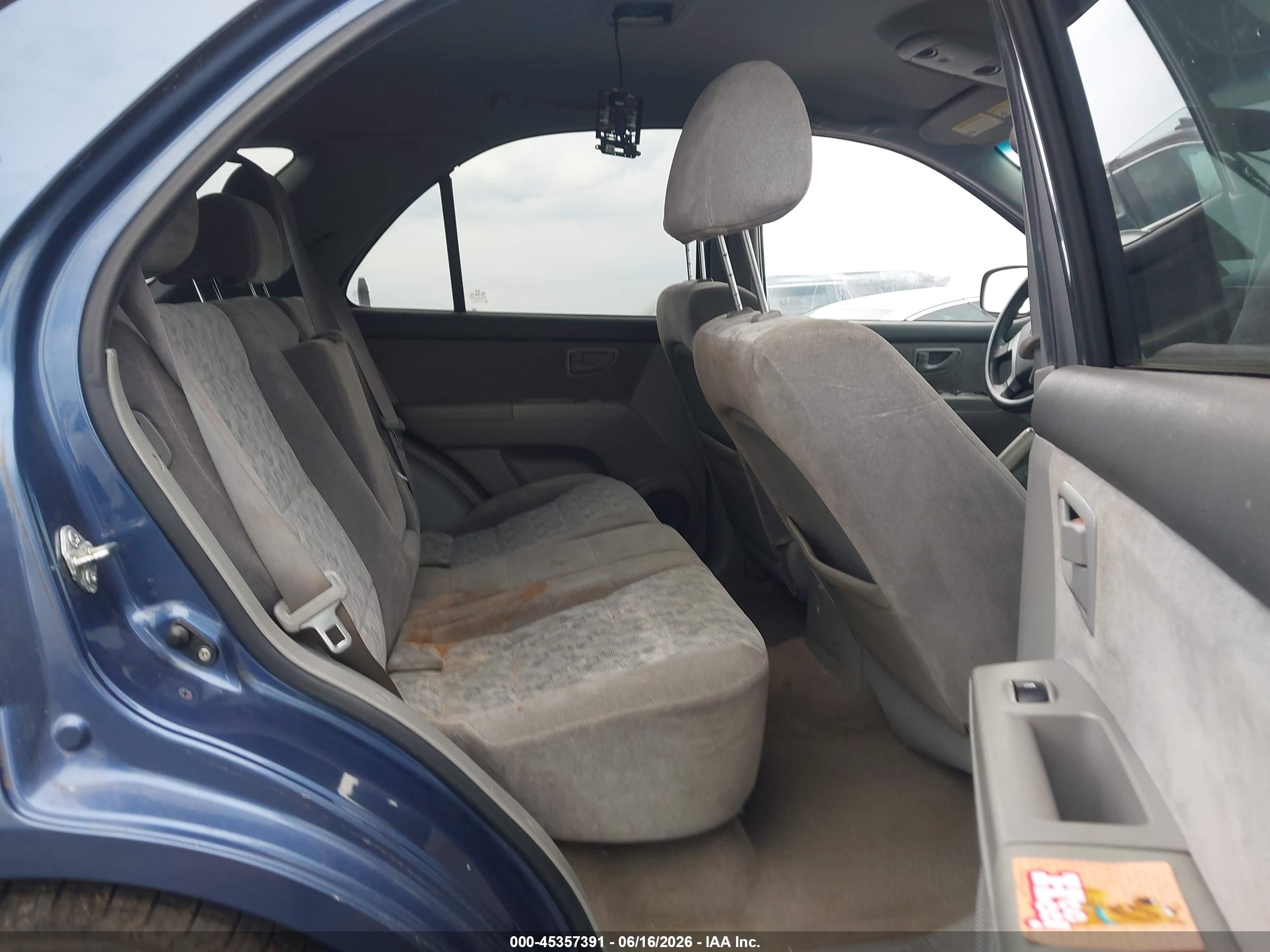 2008 Kia Sorento Lx Blue vin: KNDJD735X85777521