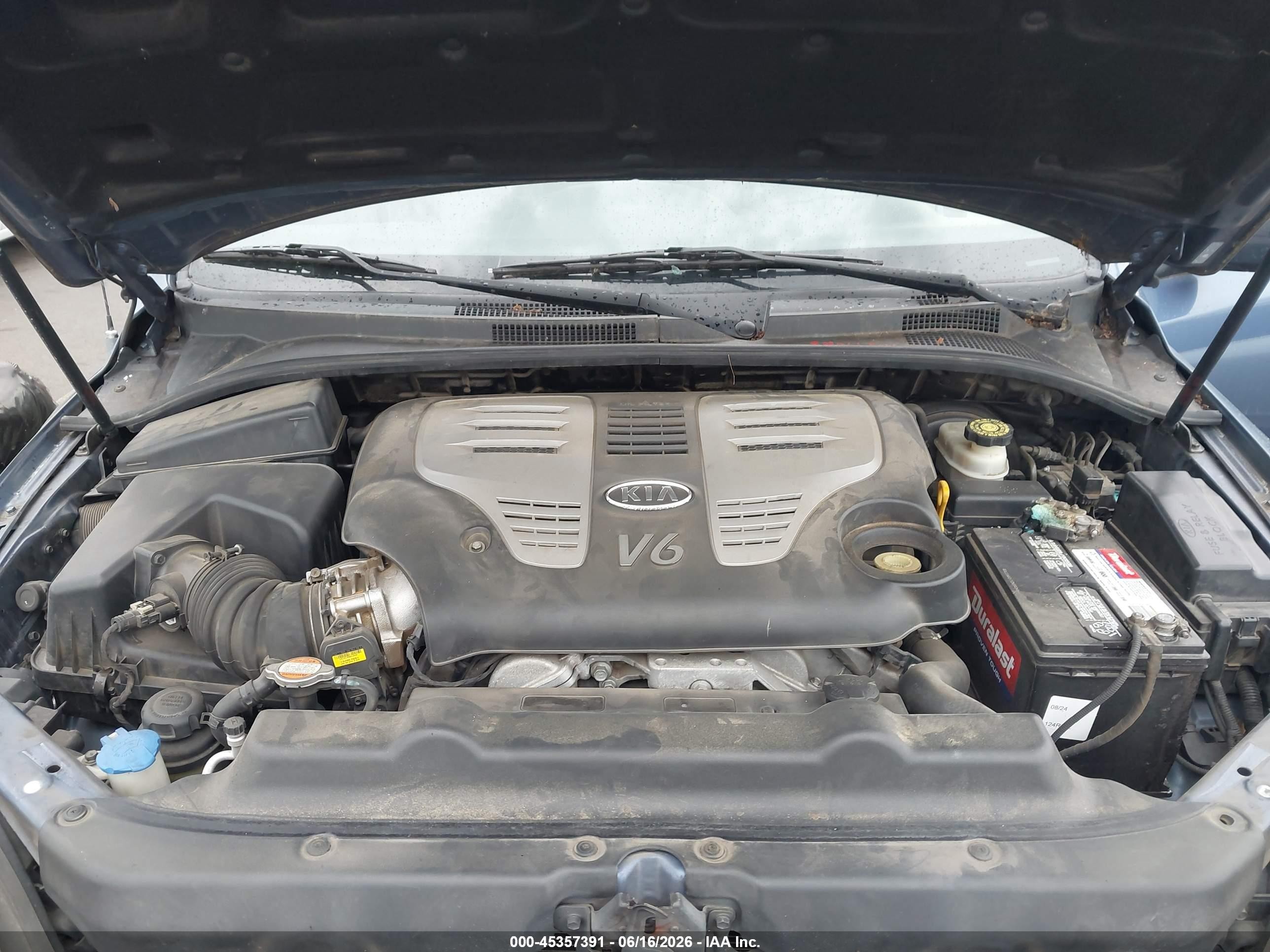 2008 Kia Sorento Lx Blue vin: KNDJD735X85777521