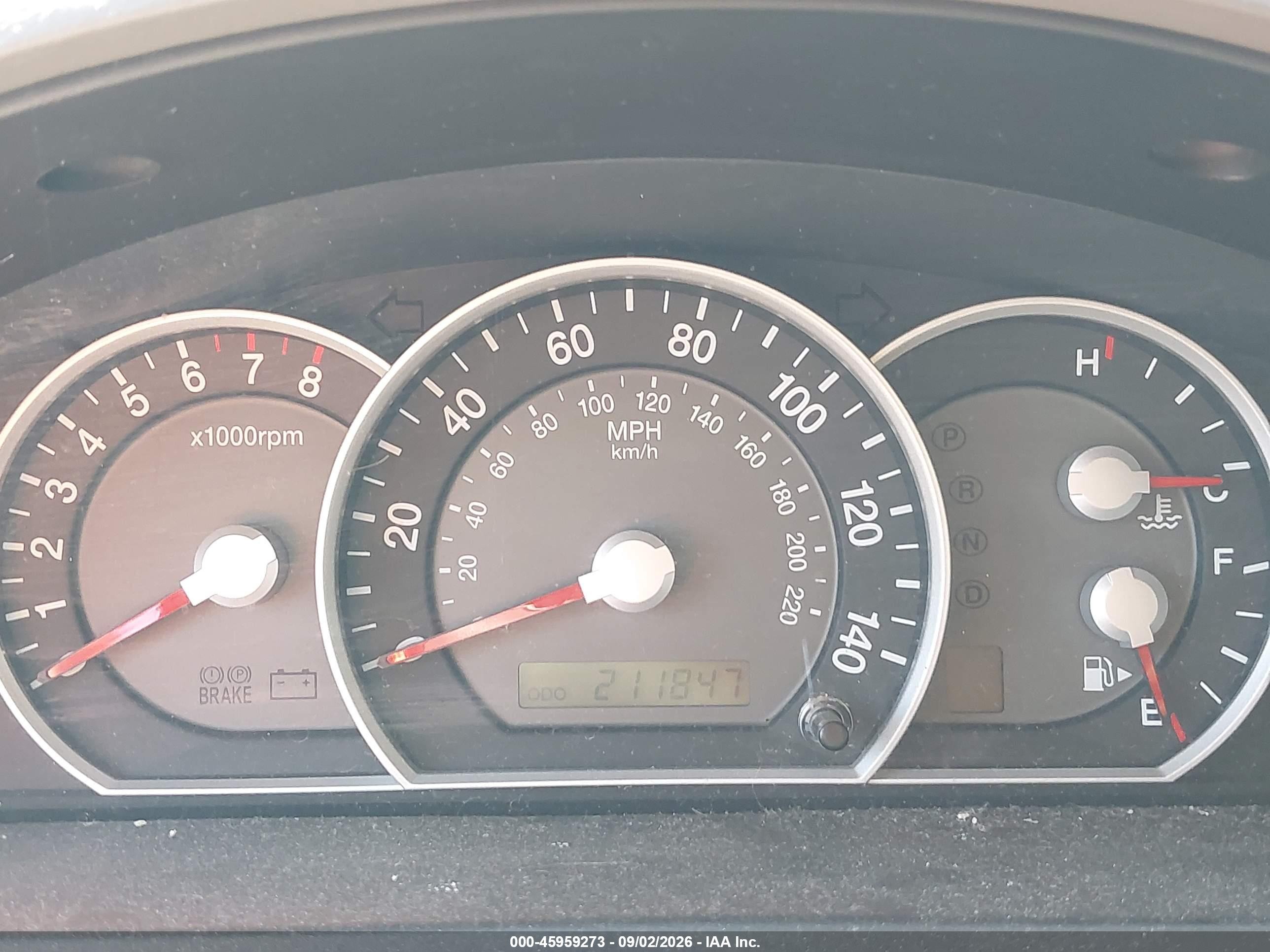 2008 Kia Sorento Lx Black vin: KNDJD735X85829908