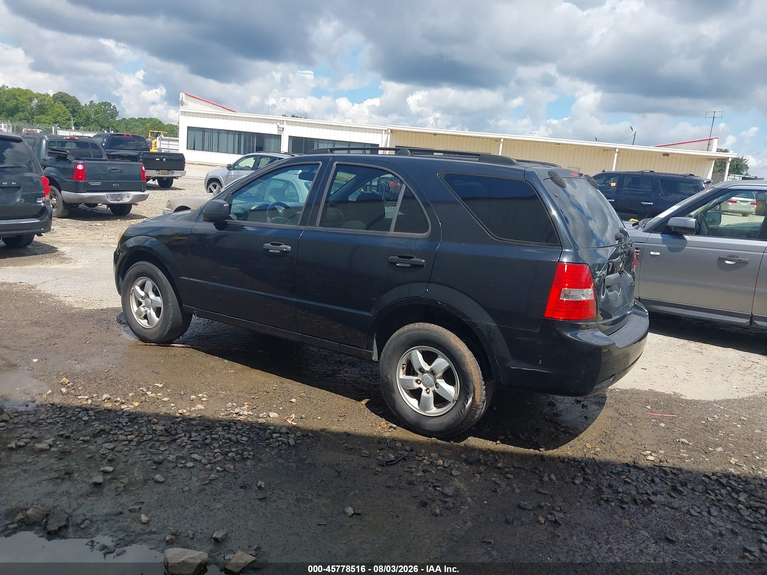 2009 Kia Sorento Lx Черный vin: KNDJD735X95897482