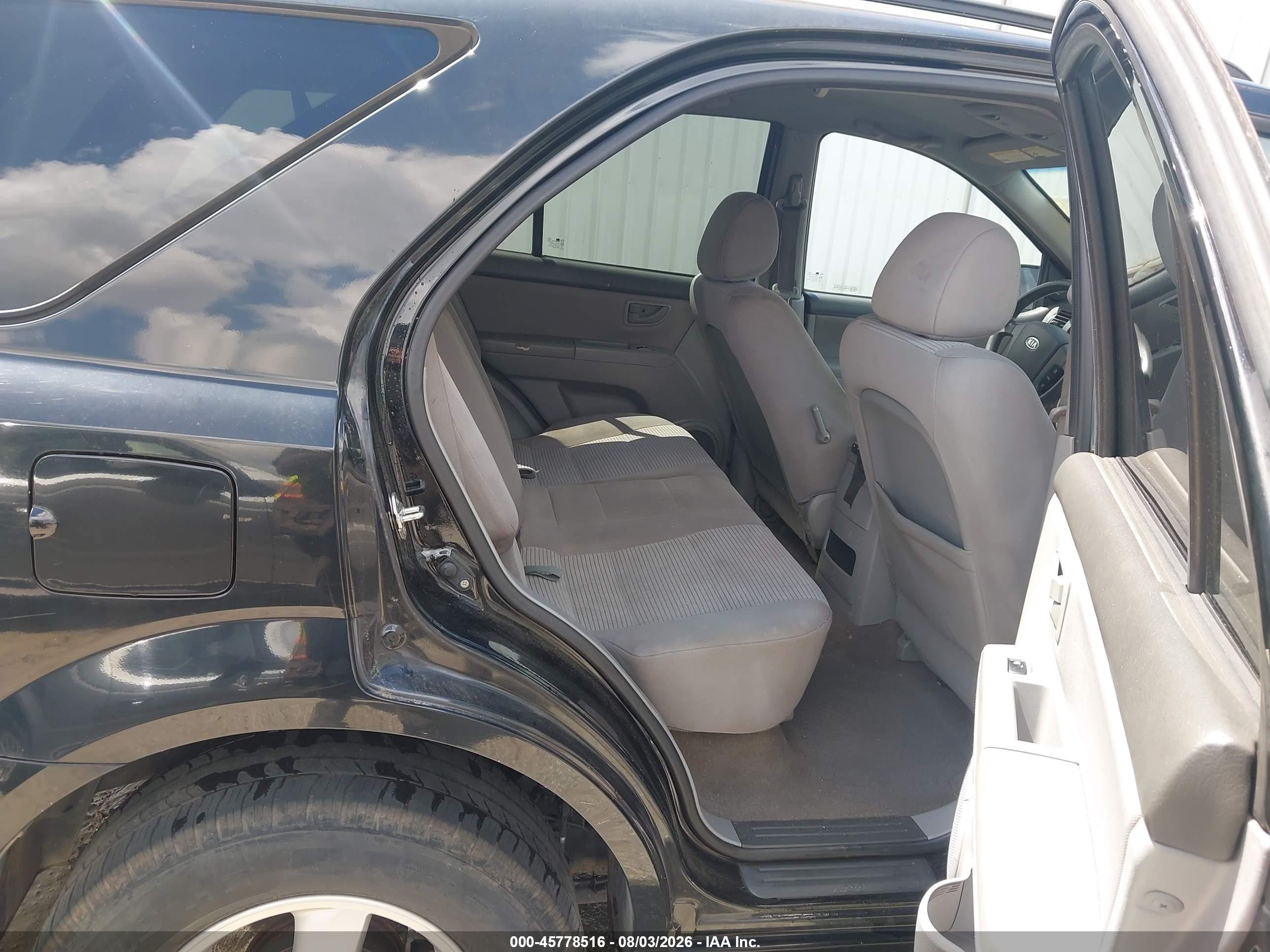 2009 Kia Sorento Lx Черный vin: KNDJD735X95897482