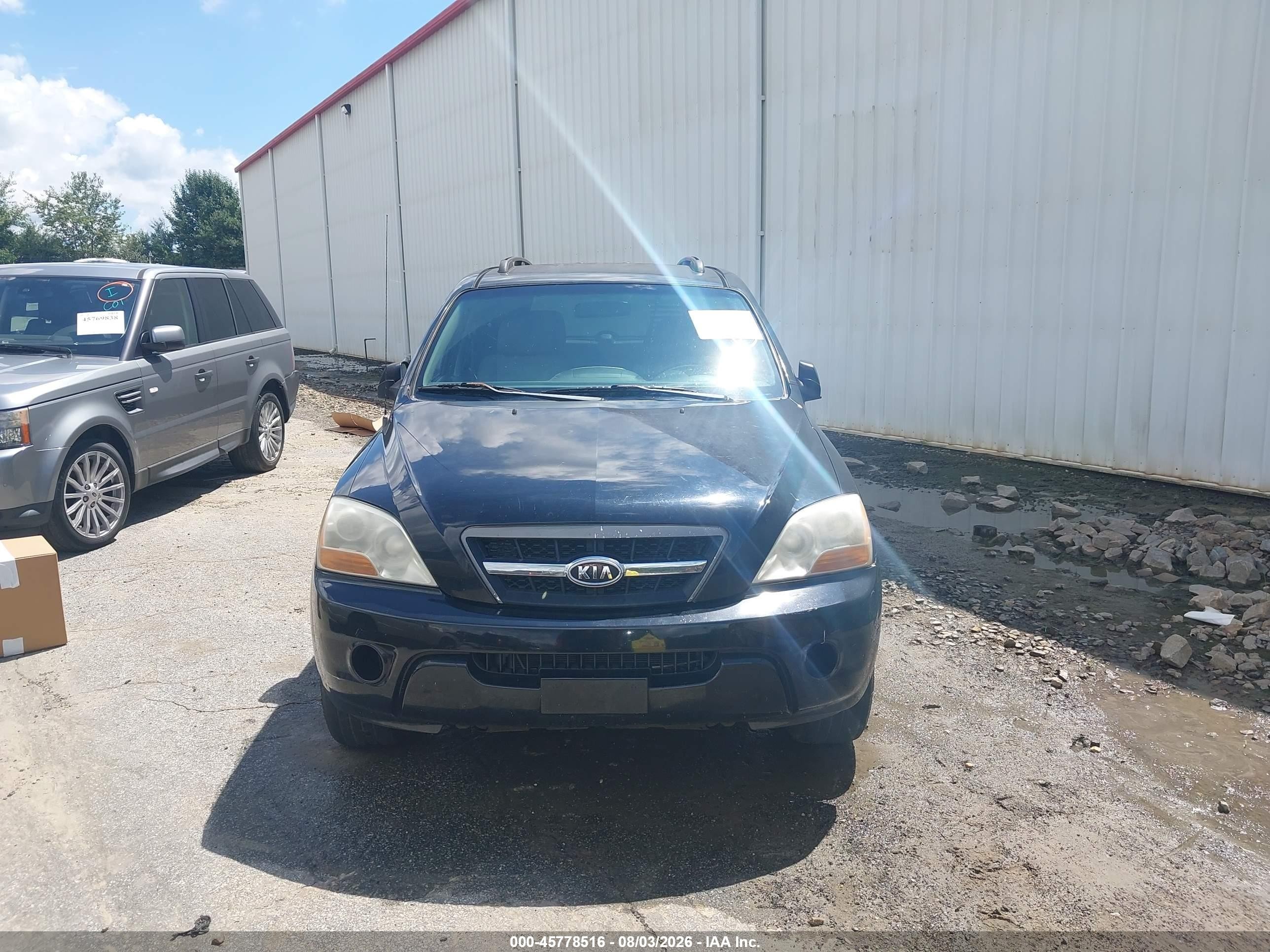 2009 Kia Sorento Lx Черный vin: KNDJD735X95897482