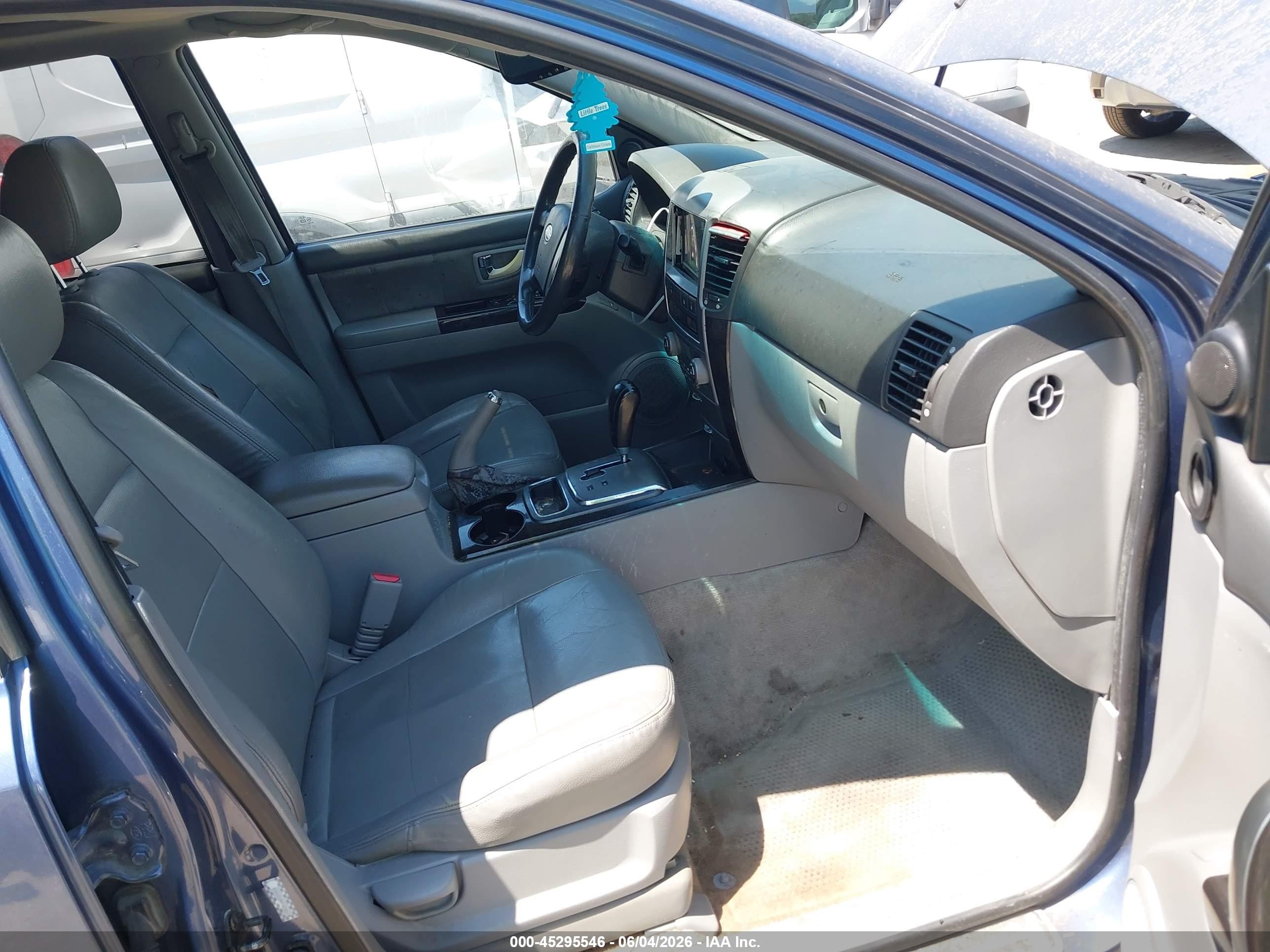 2007 Kia Sorento Ex Blue vin: KNDJD736075670520