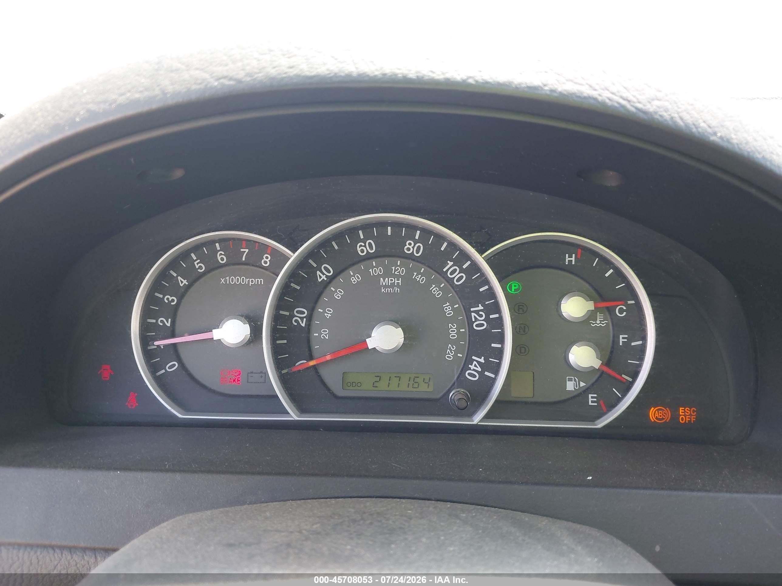2007 Kia Sorento Lx Синий vin: KNDJD736175675578