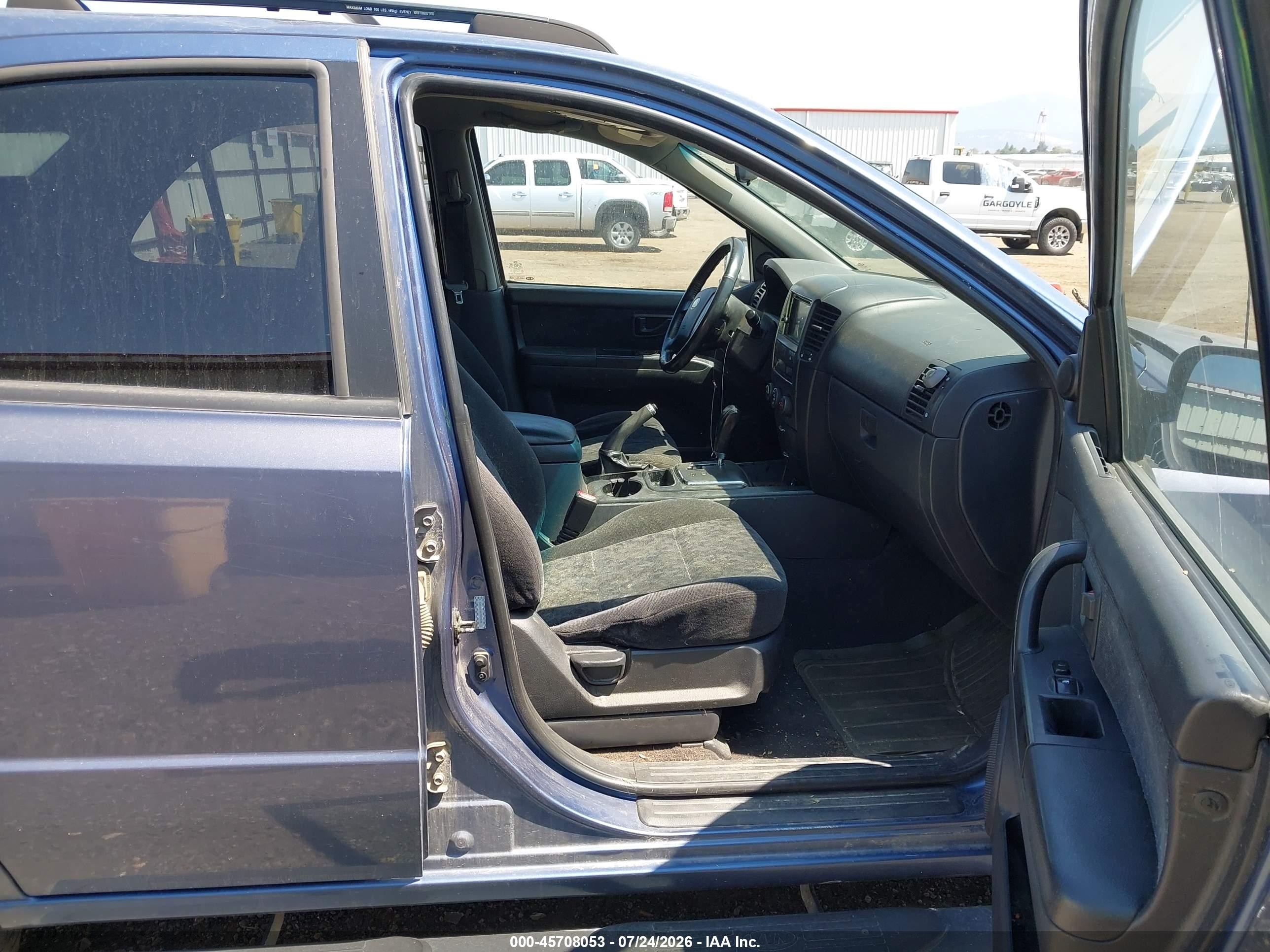 2007 Kia Sorento Lx Синий vin: KNDJD736175675578