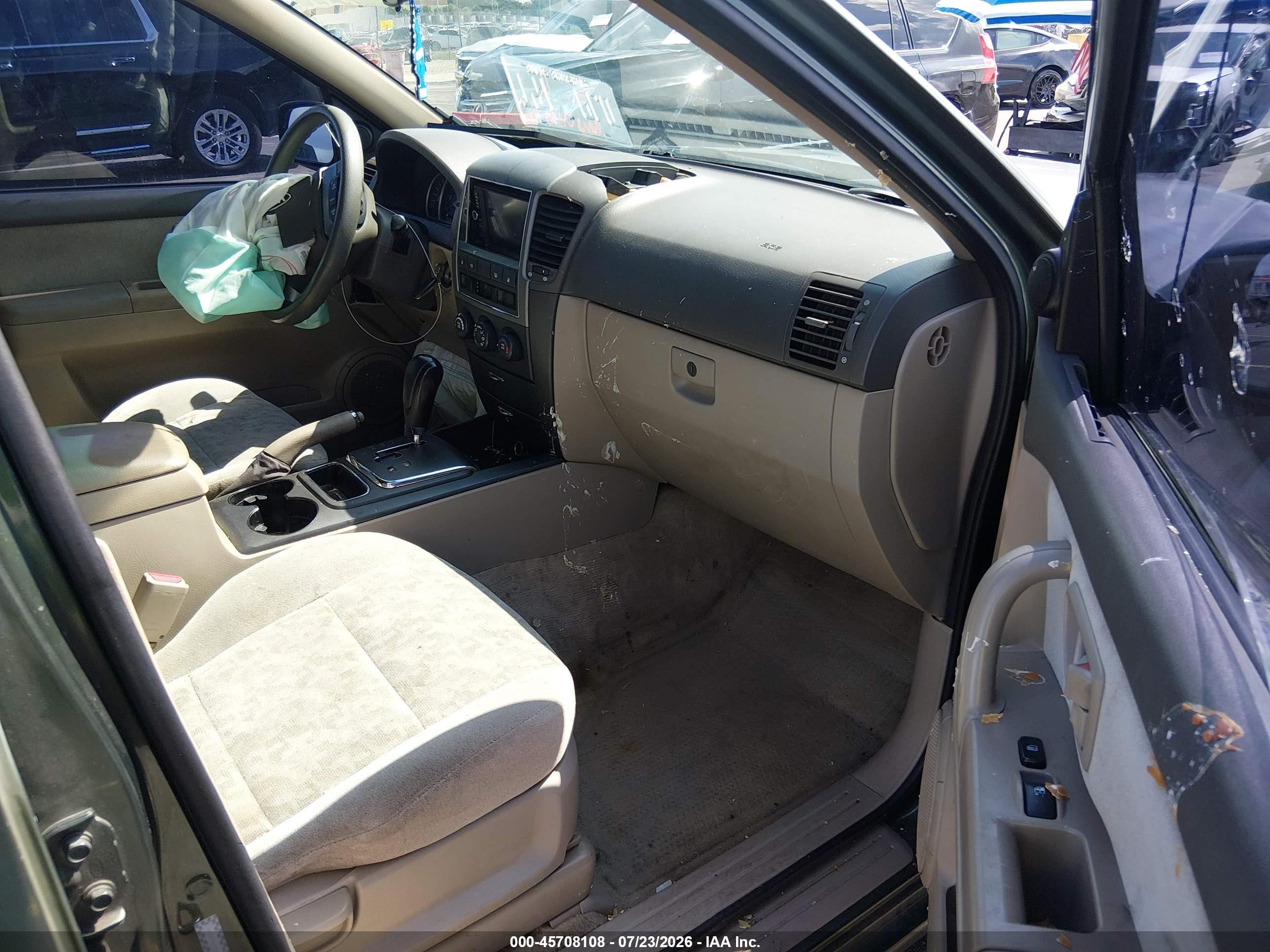 2007 Kia Sorento Lx Green vin: KNDJD736175702147