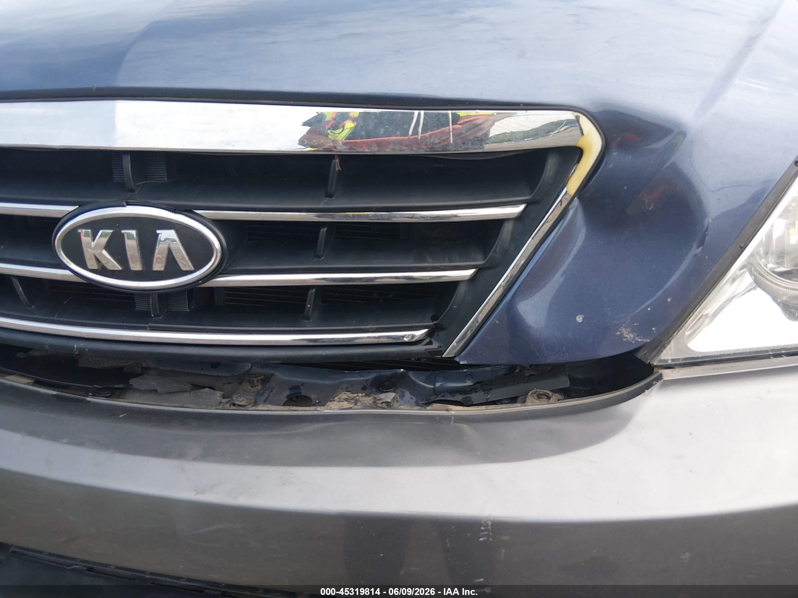 2007 Kia Sorento Ex Blue vin: KNDJD736175706103
