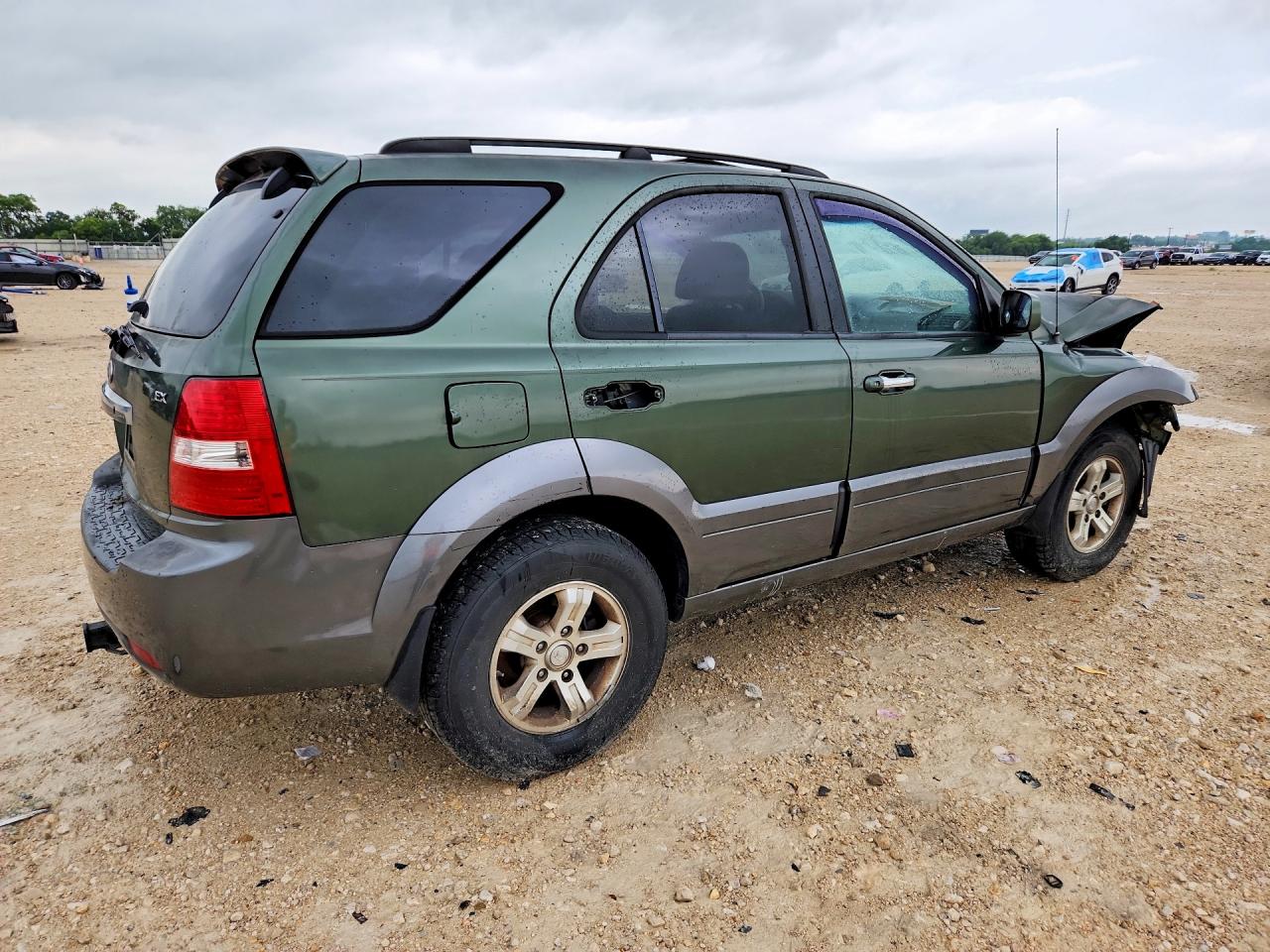 2007 Kia Sorento Base Green vin: KNDJD736175707073