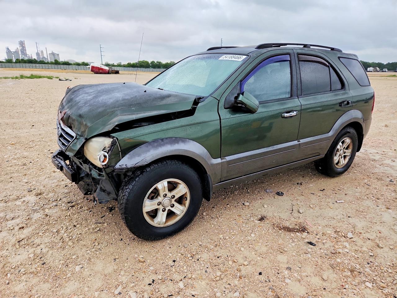 2007 Kia Sorento Base Green vin: KNDJD736175707073