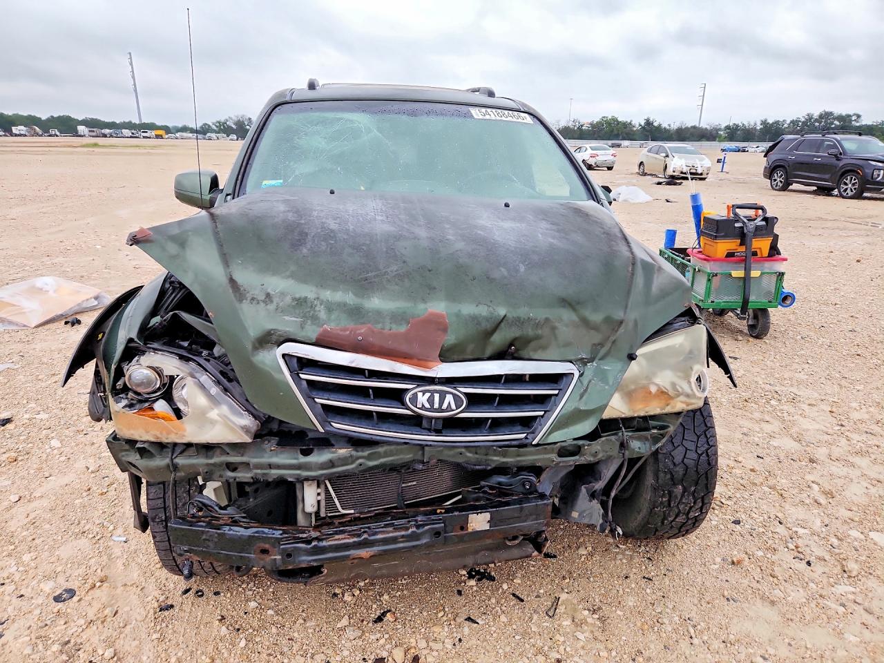 2007 Kia Sorento Base Green vin: KNDJD736175707073