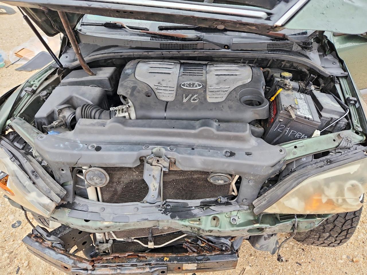 2007 Kia Sorento Base Green vin: KNDJD736175707073