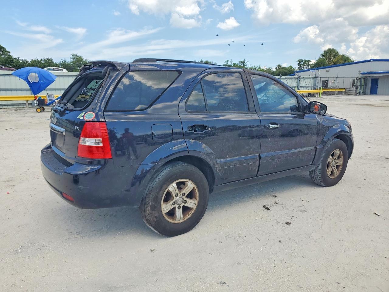 2008 Kia Sorento Ex Синий vin: KNDJD736185848436