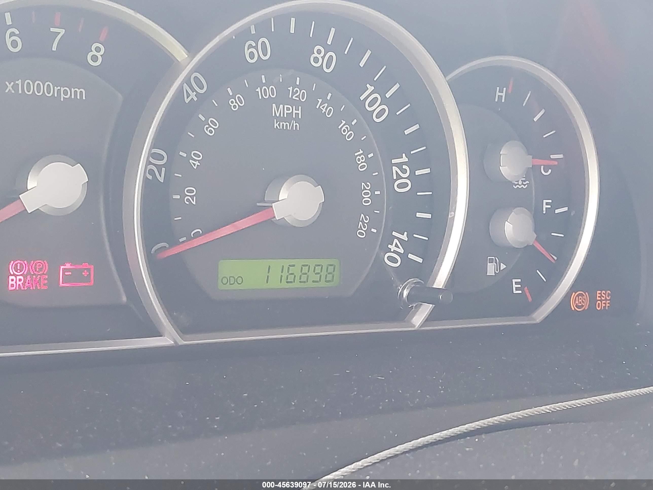 2007 Kia Sorento Ex Silver vin: KNDJD736375704479