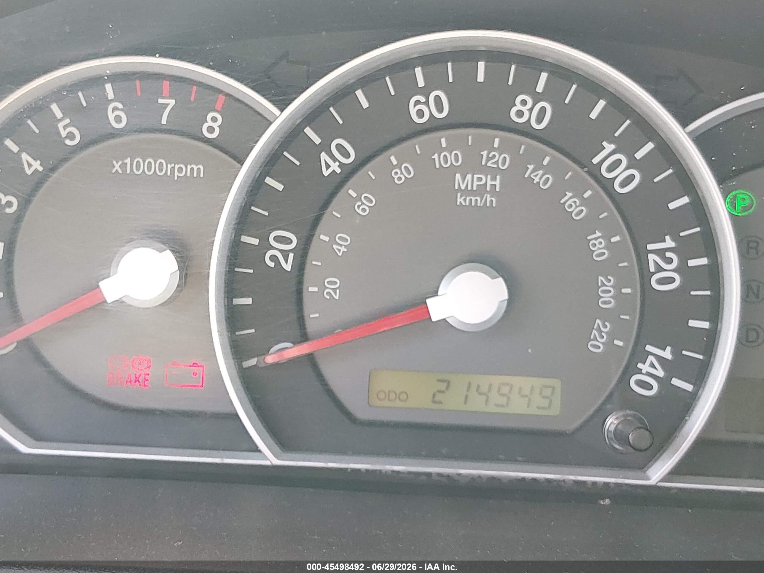2007 Kia Sorento Ex Silver vin: KNDJD736475667118