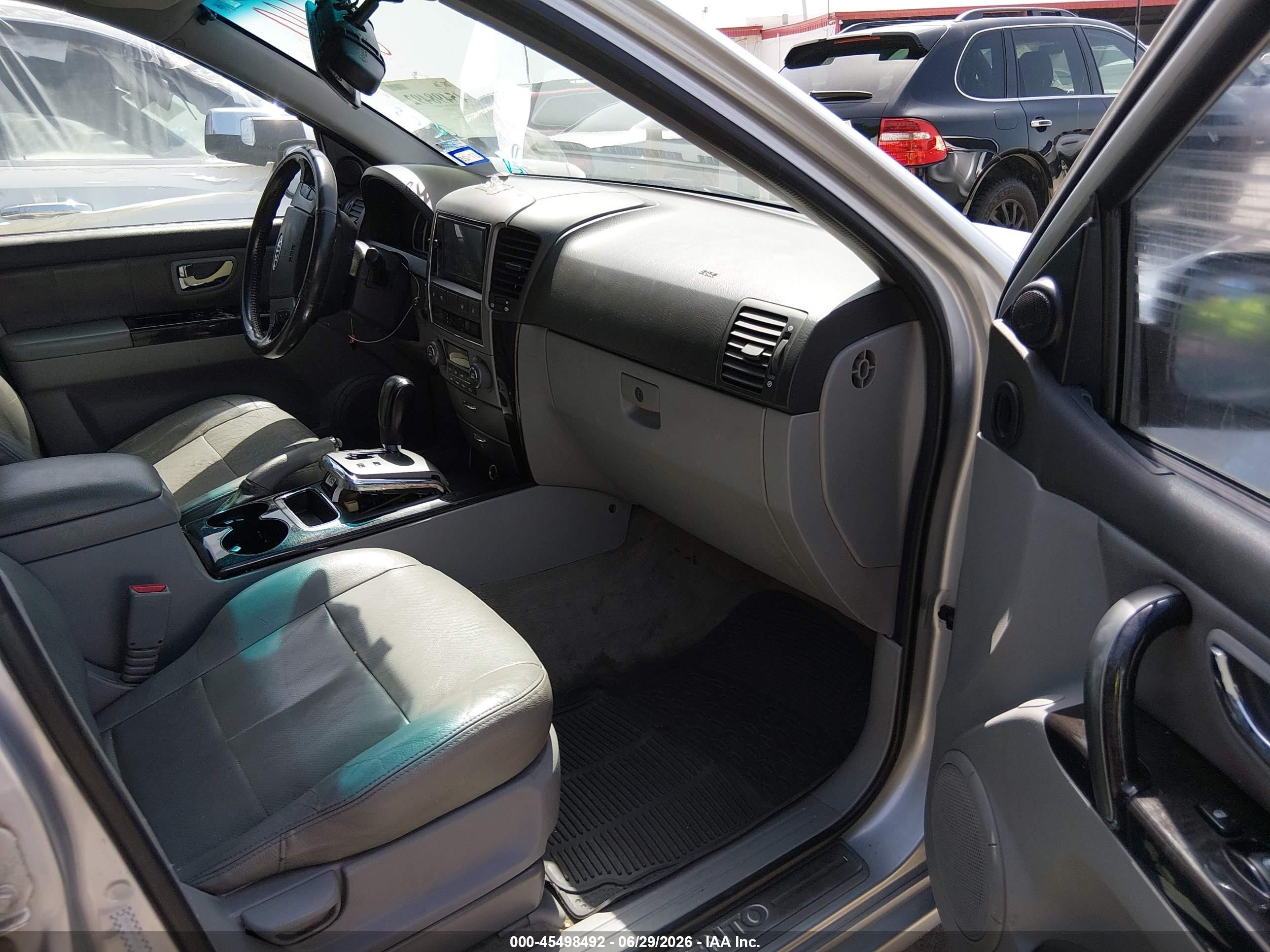 2007 Kia Sorento Ex Silver vin: KNDJD736475667118