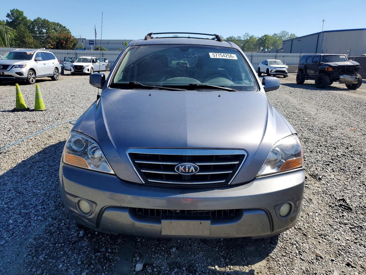 2008 Kia Sorento Ex Gray vin: KNDJD736485770931