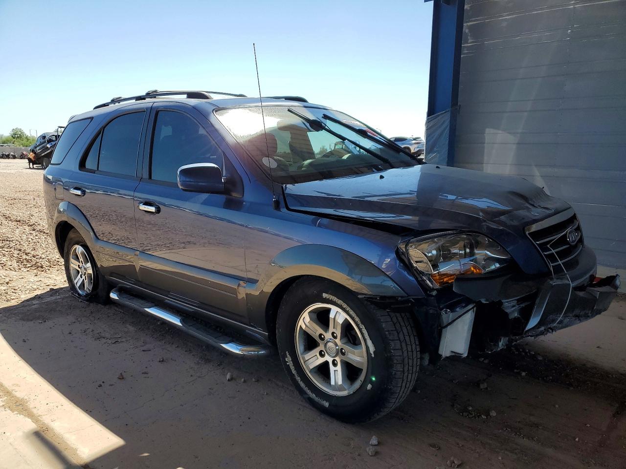 2007 Kia Sorento Base Blue vin: KNDJD736575709117