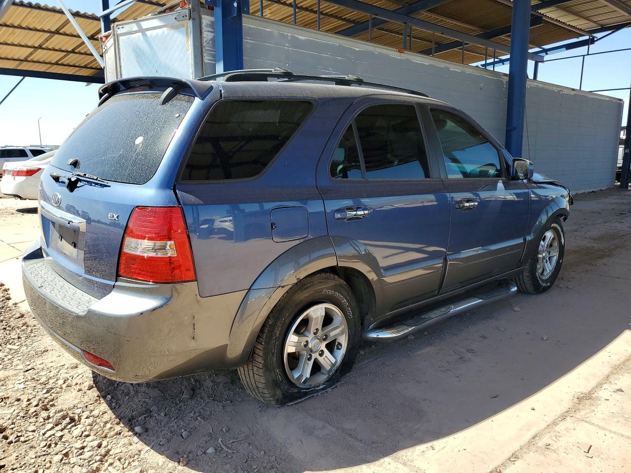 2007 Kia Sorento Base Blue vin: KNDJD736575709117