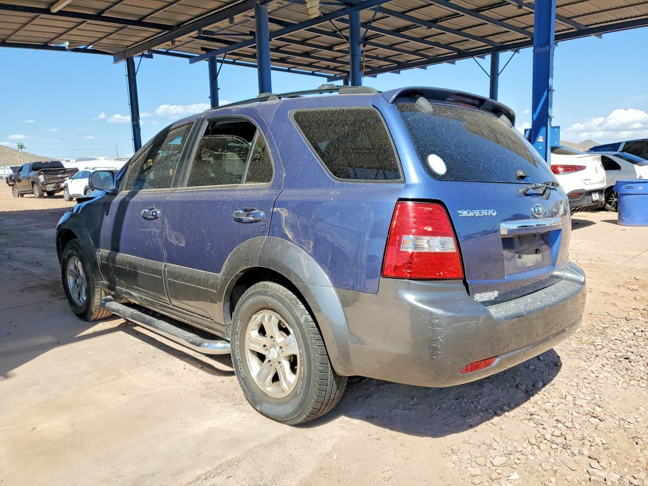 2007 Kia Sorento Base Blue vin: KNDJD736575709117