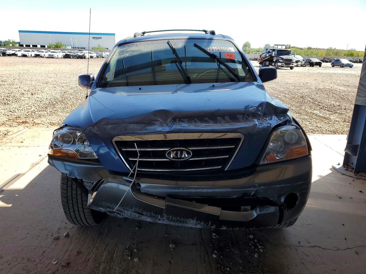 2007 Kia Sorento Base Blue vin: KNDJD736575709117