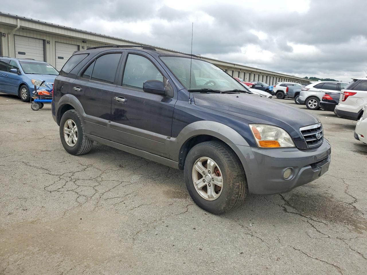 2008 Kia Sorento Ex Blue vin: KNDJD736585798639