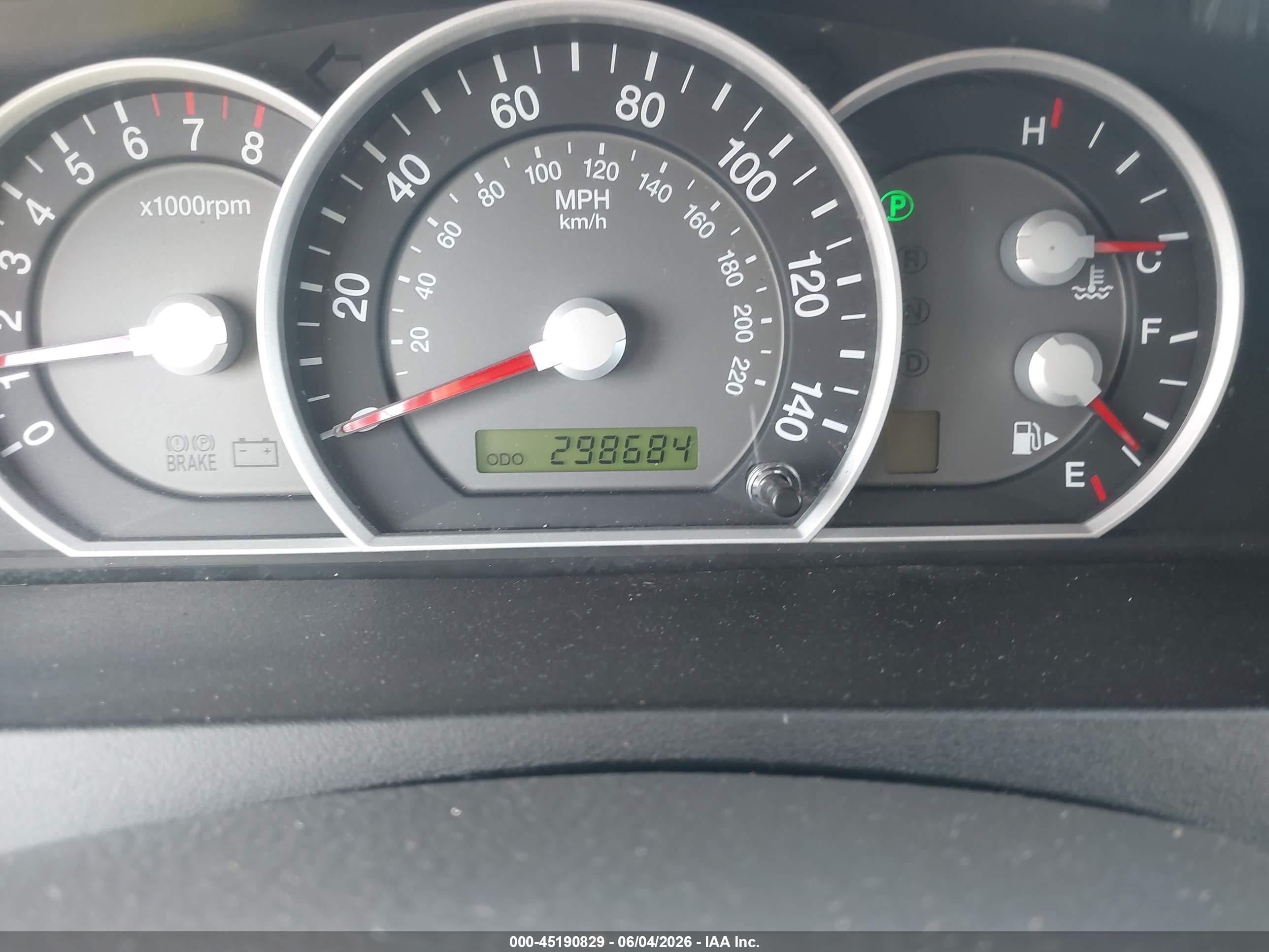 2008 Kia Sorento Ex Blue vin: KNDJD736685779873
