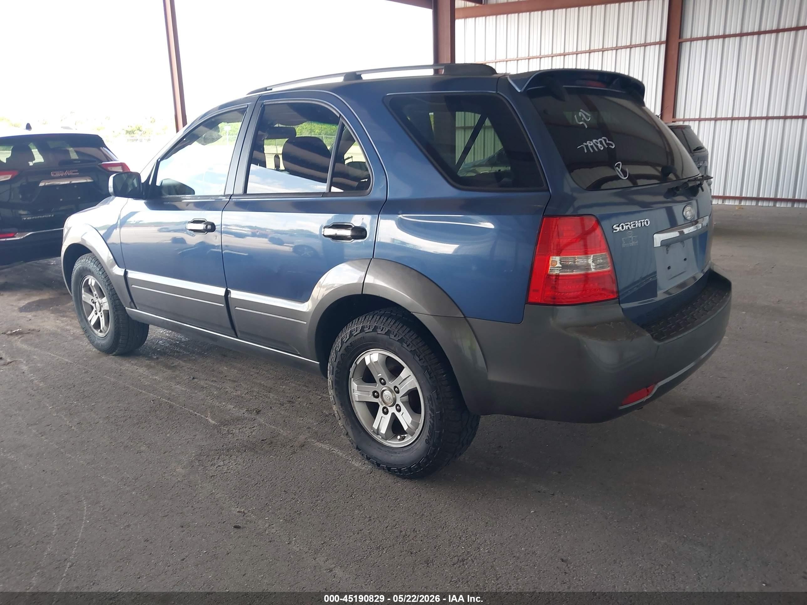 2008 Kia Sorento Ex Blue vin: KNDJD736685779873