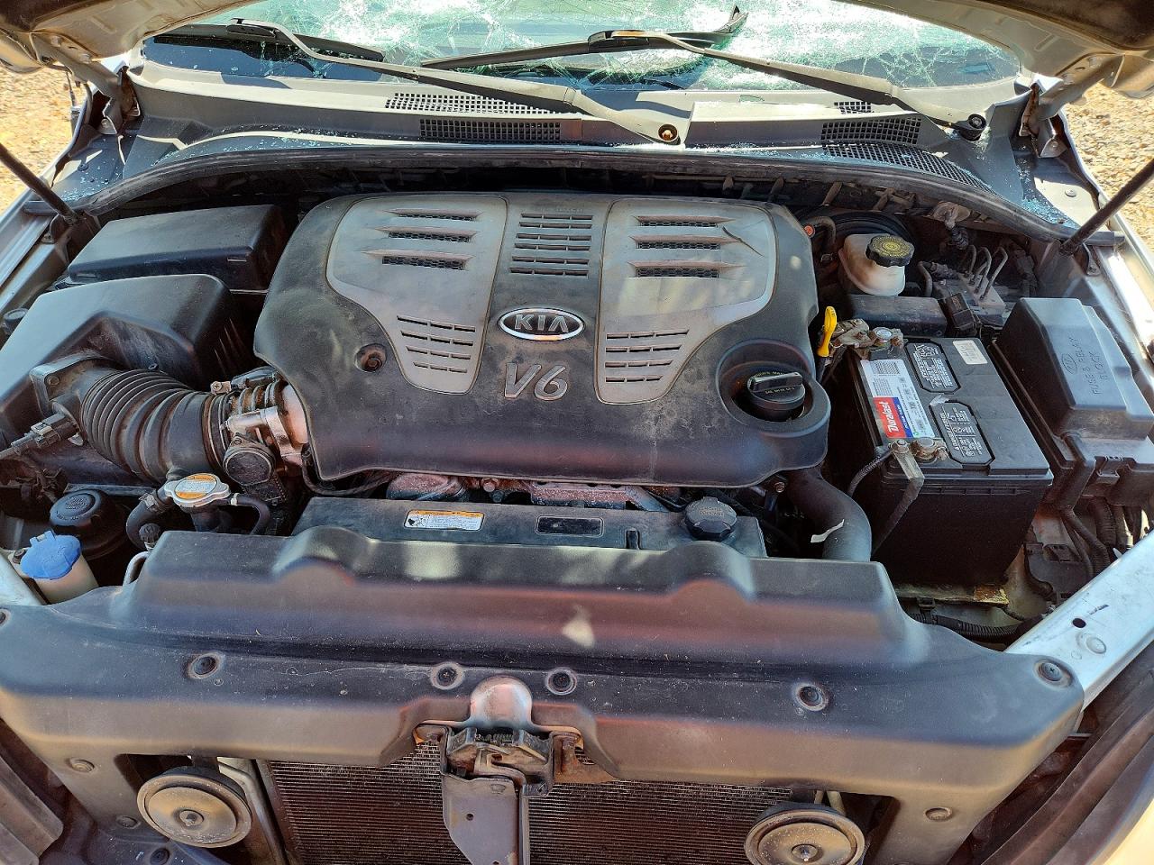 2007 Kia Sorento Base Gray vin: KNDJD736775700189