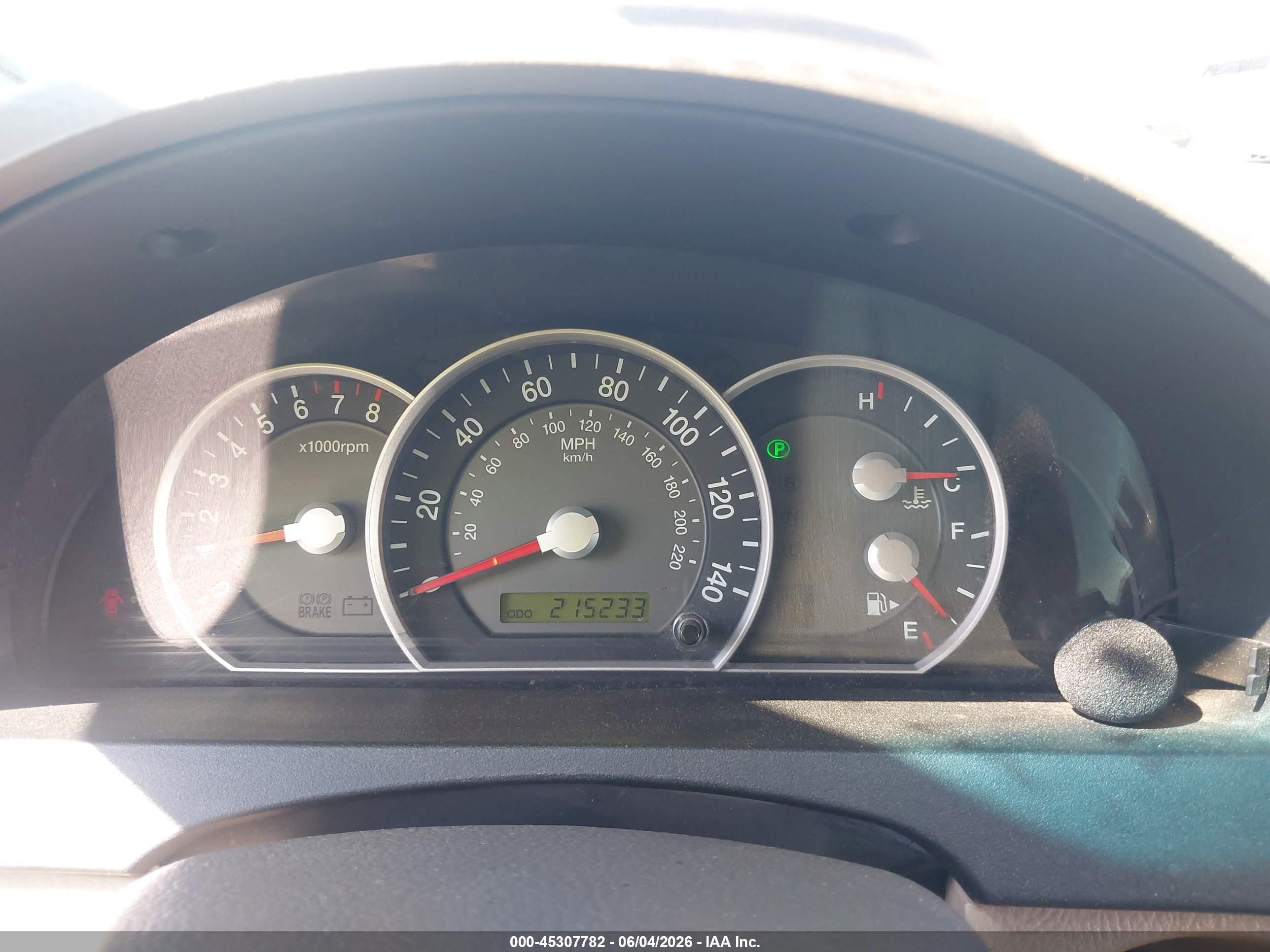 2007 Kia Sorento   Черный vin: KNDJD736875675187