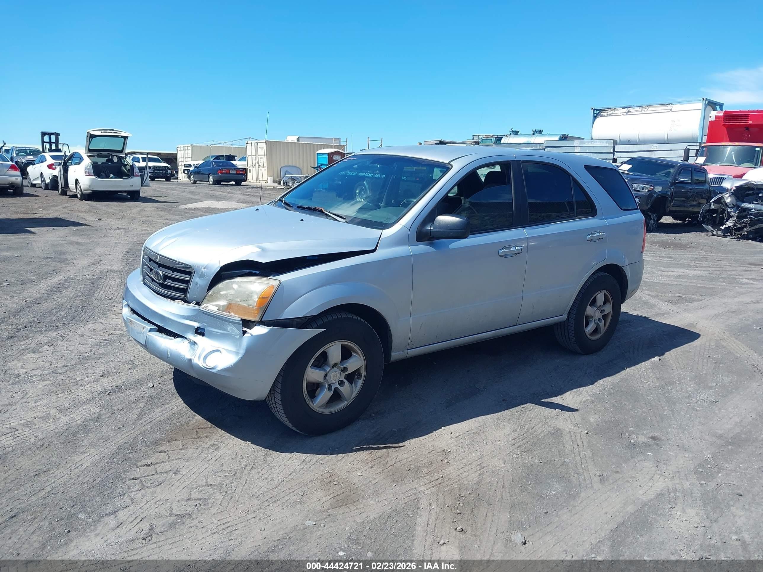 2007 Kia Sorento   Blue vin: KNDJD736875715381