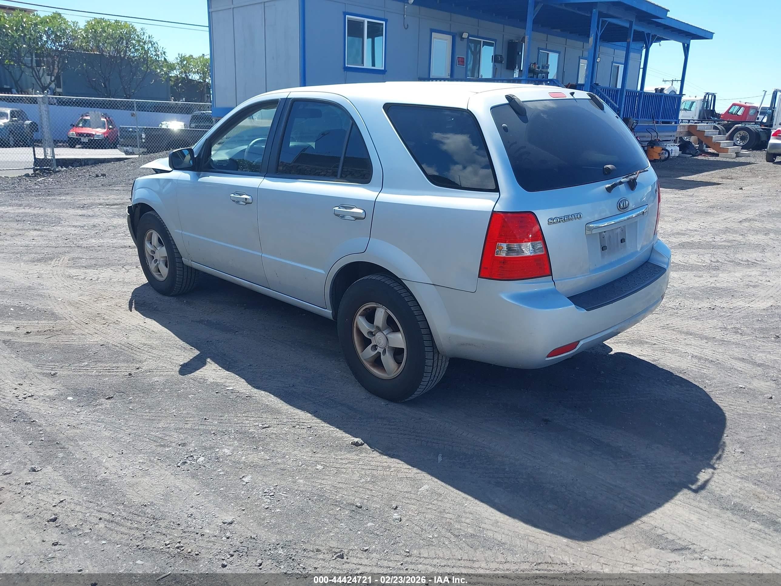 2007 Kia Sorento   Blue vin: KNDJD736875715381
