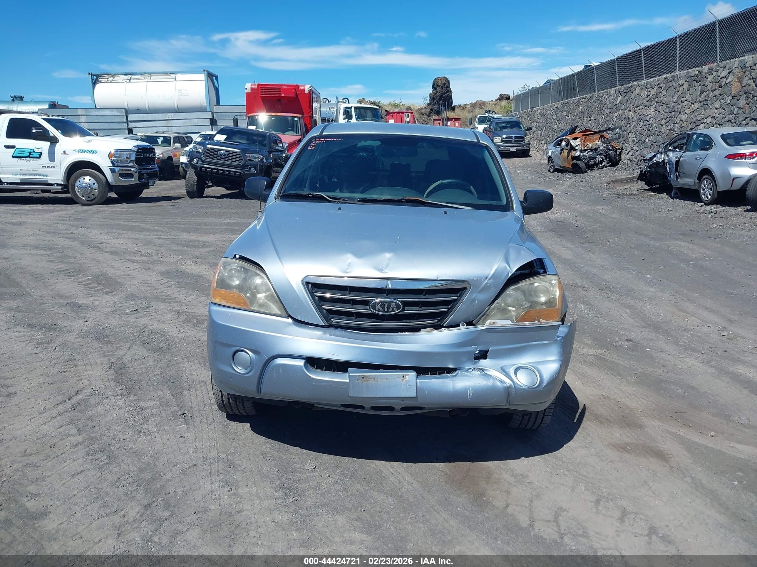2007 Kia Sorento   Blue vin: KNDJD736875715381