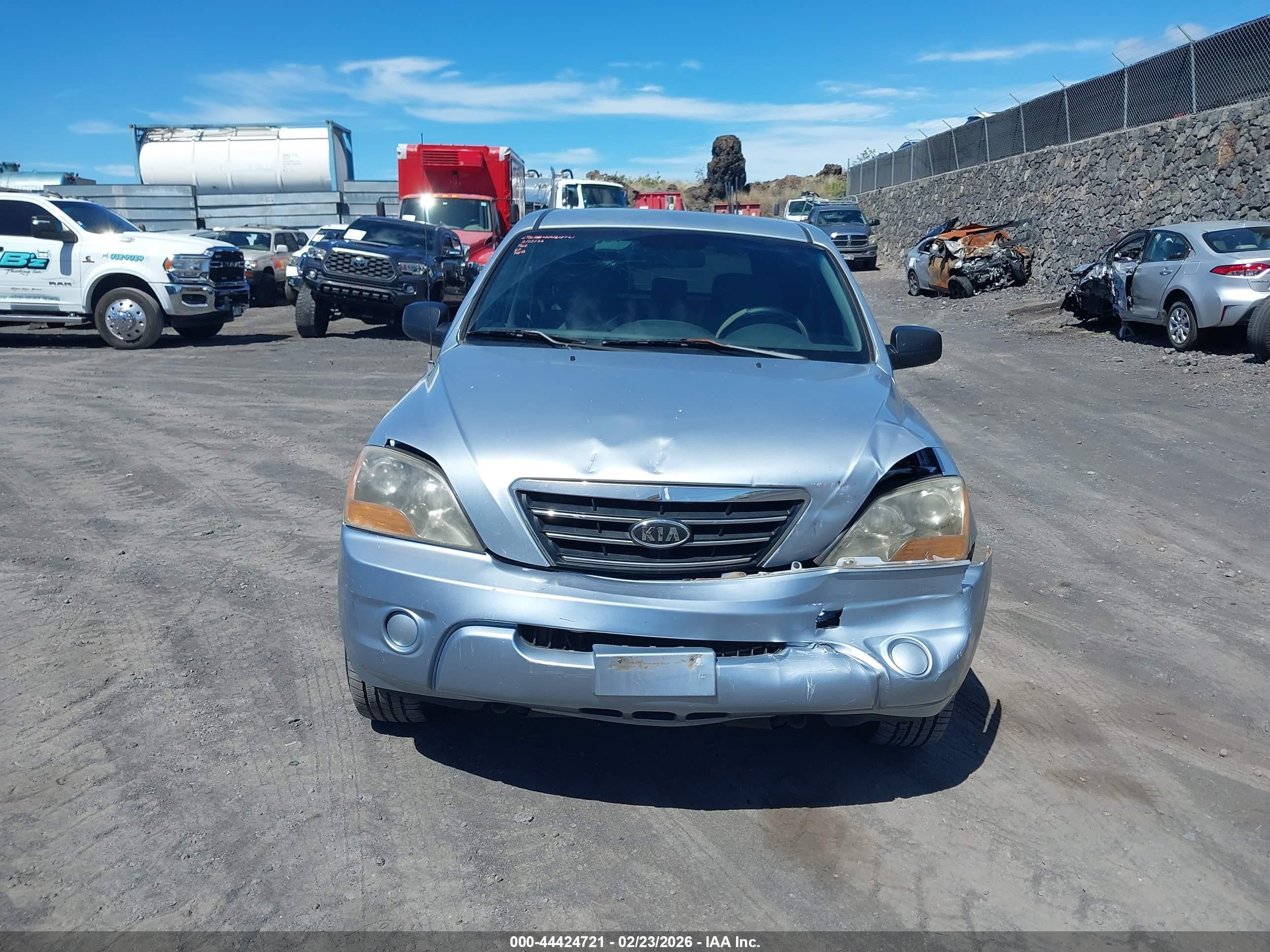 2007 Kia Sorento   Blue vin: KNDJD736875715381