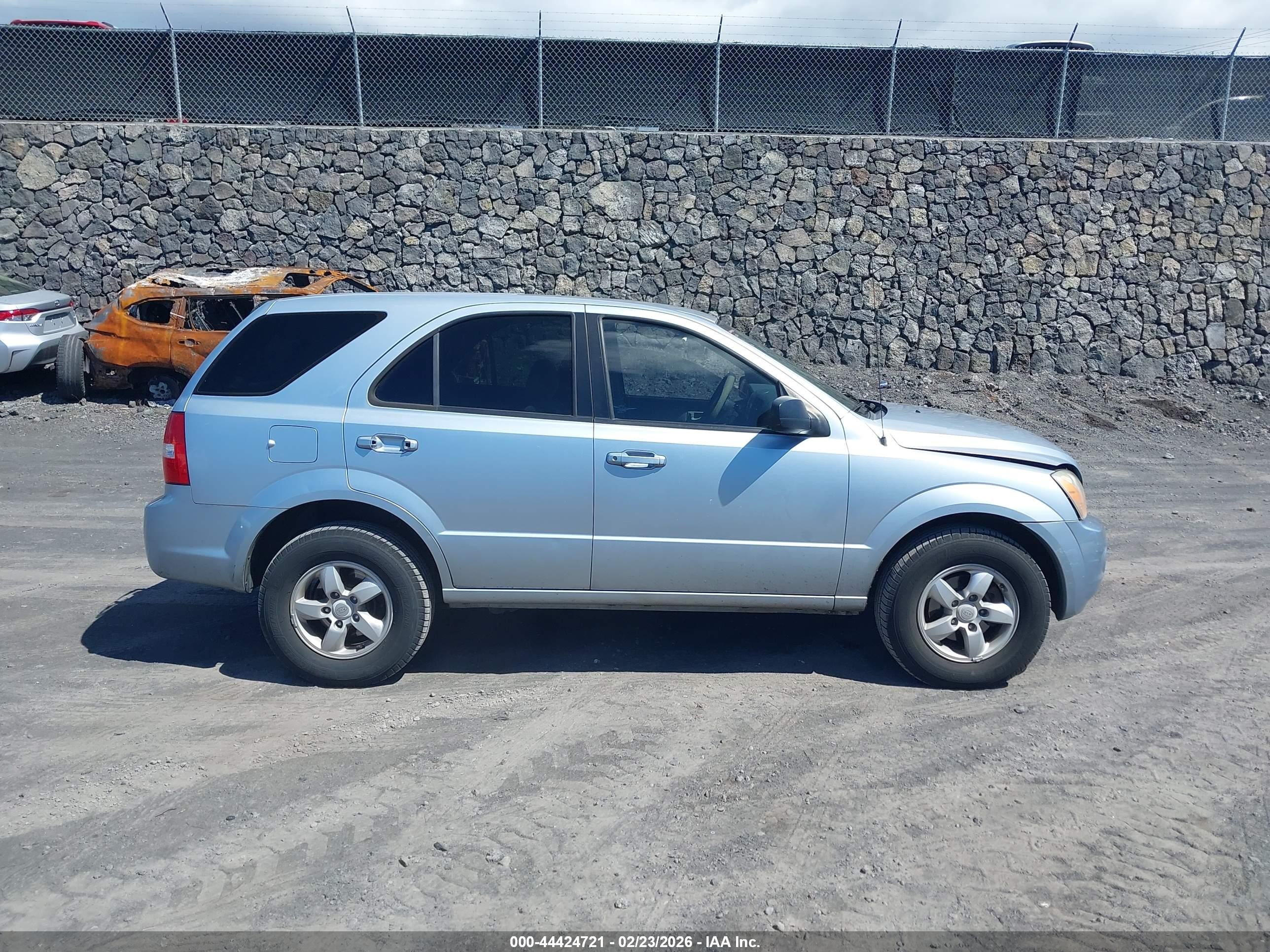 2007 Kia Sorento   Blue vin: KNDJD736875715381