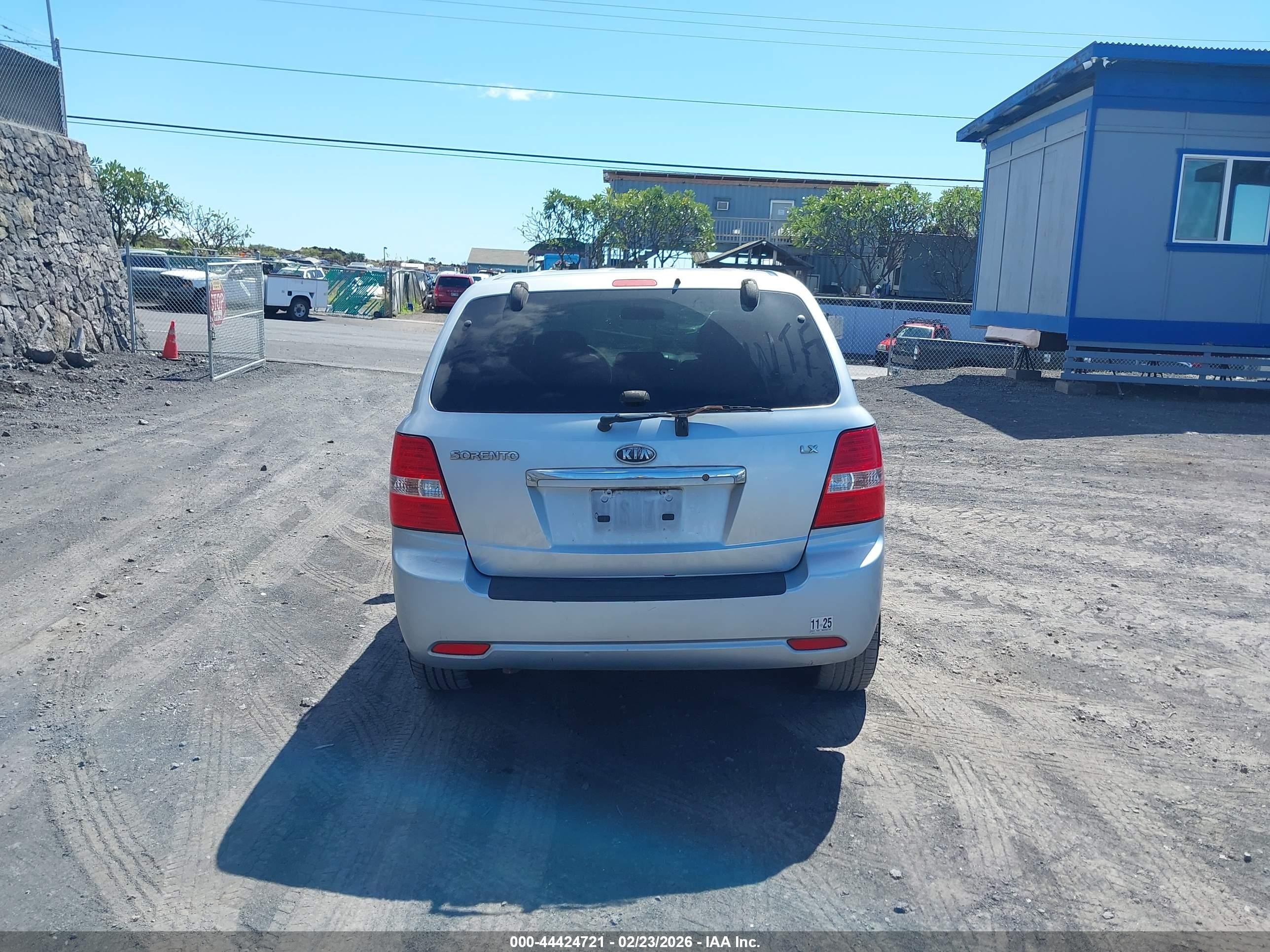 2007 Kia Sorento   Blue vin: KNDJD736875715381