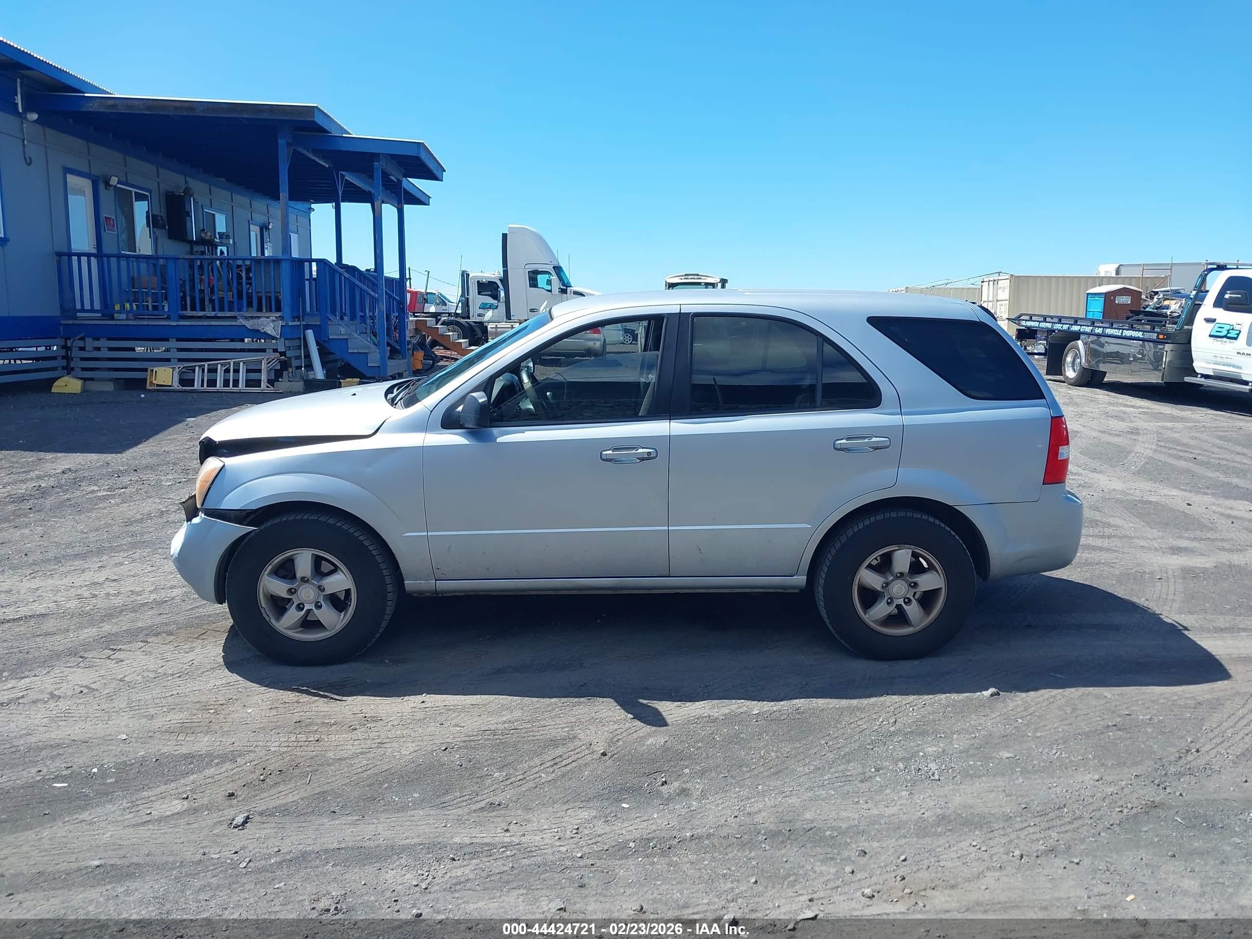 2007 Kia Sorento   Blue vin: KNDJD736875715381